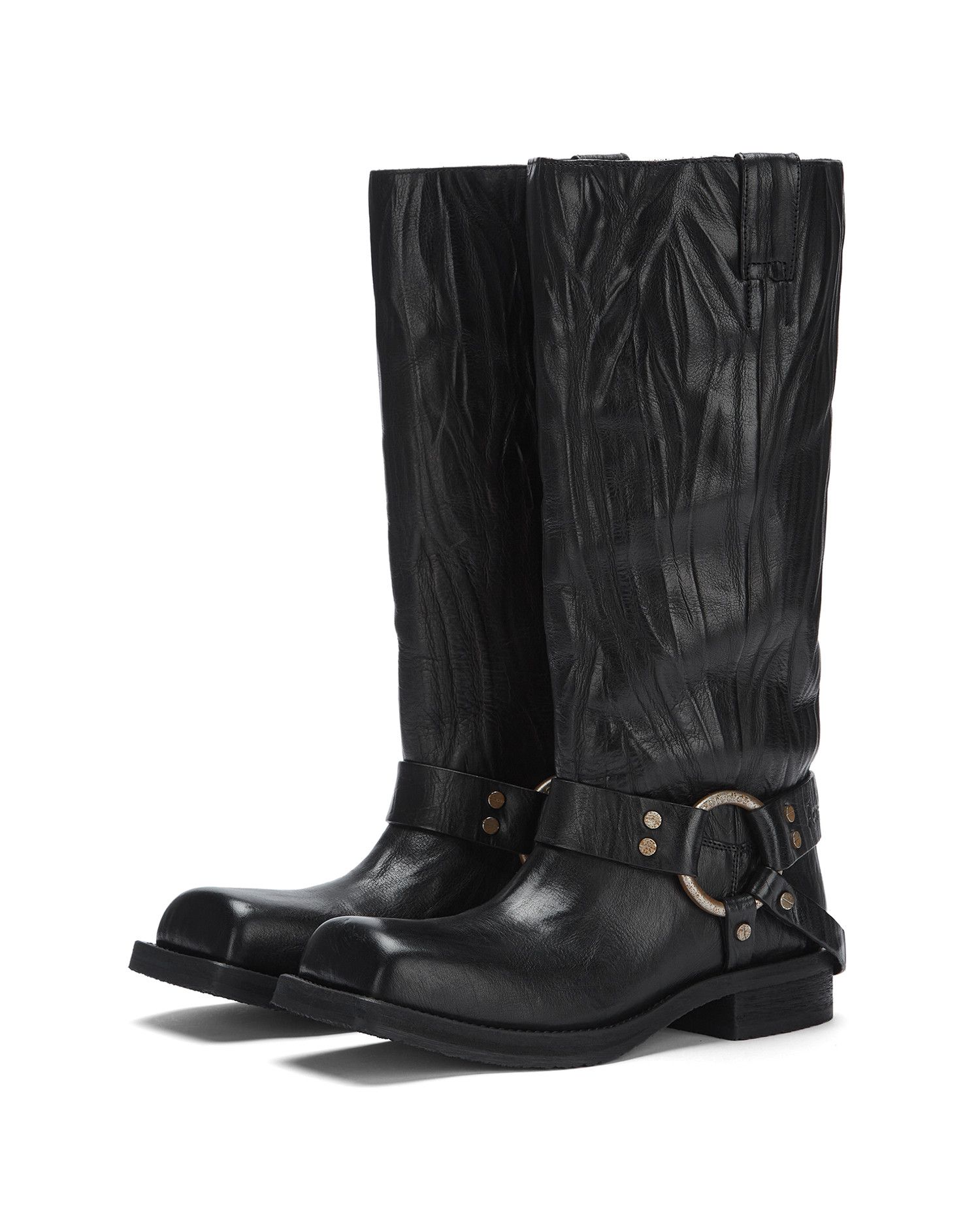 Acne Studios Acne Studios Belt Loop Decorative Knee-Length Boot Size US 8 / IT 38 - 1 Thumbnail