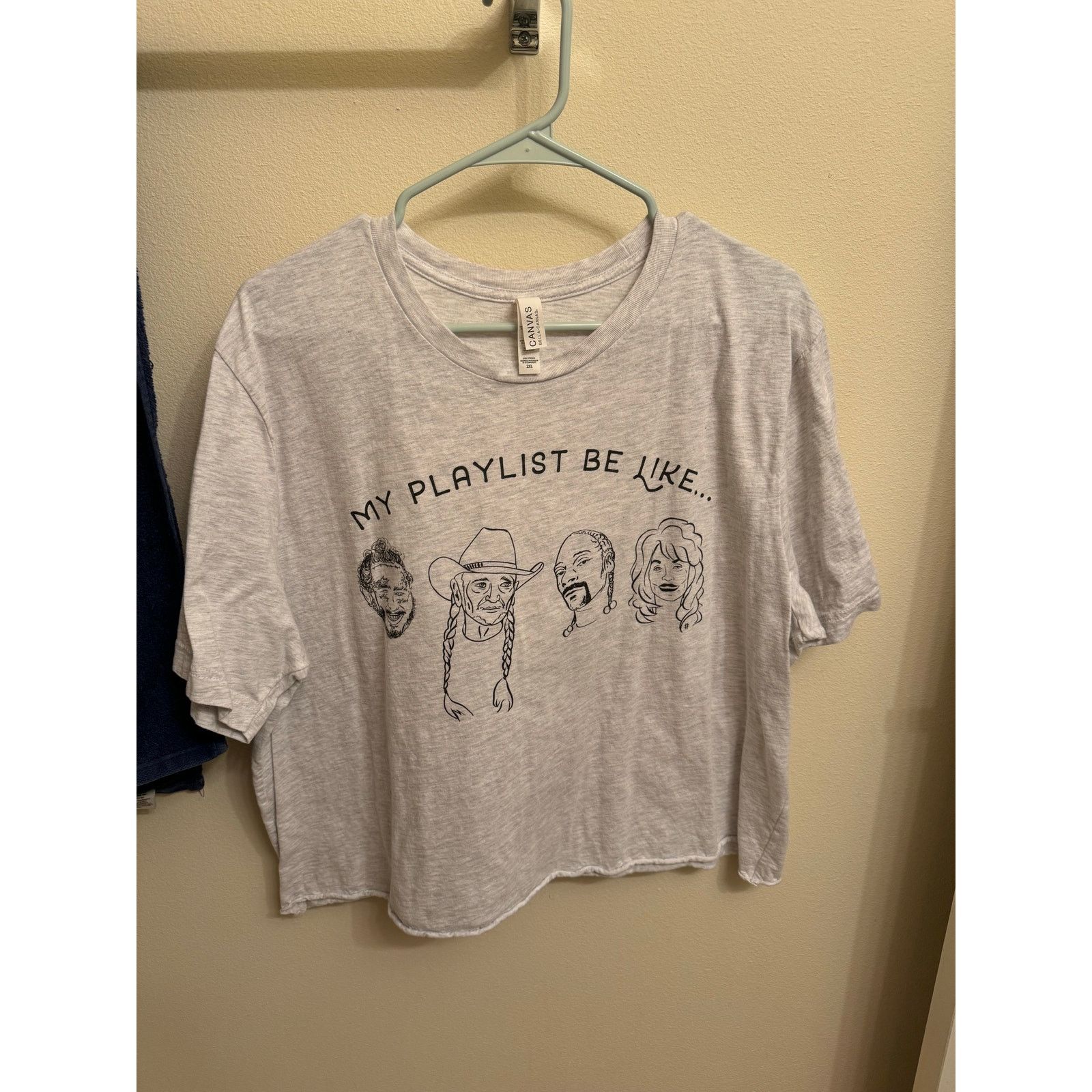 Other "My playlist be like" 2X (PostMalone,Nelson,Snoop,and Dolly) Size XL / US 12-14 / IT 48-50 - 1 Thumbnail