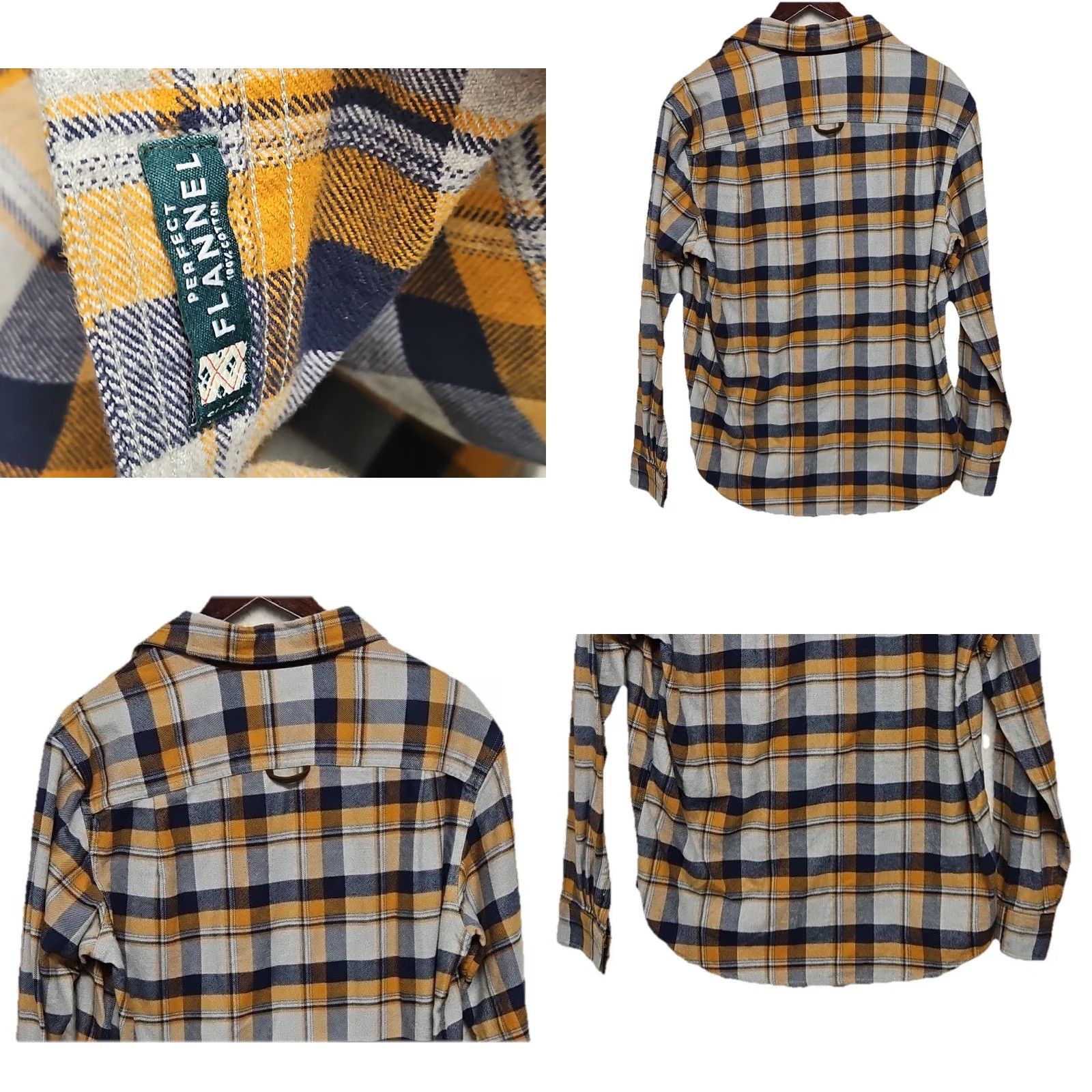 Orvis Orvis Plaid Flannel Shirt Men’s Medium Button-Up Long Sleeve Yellow Blue Multicolor Regular Fit Size US M / EU 48-50 / 2 - 8 Thumbnail