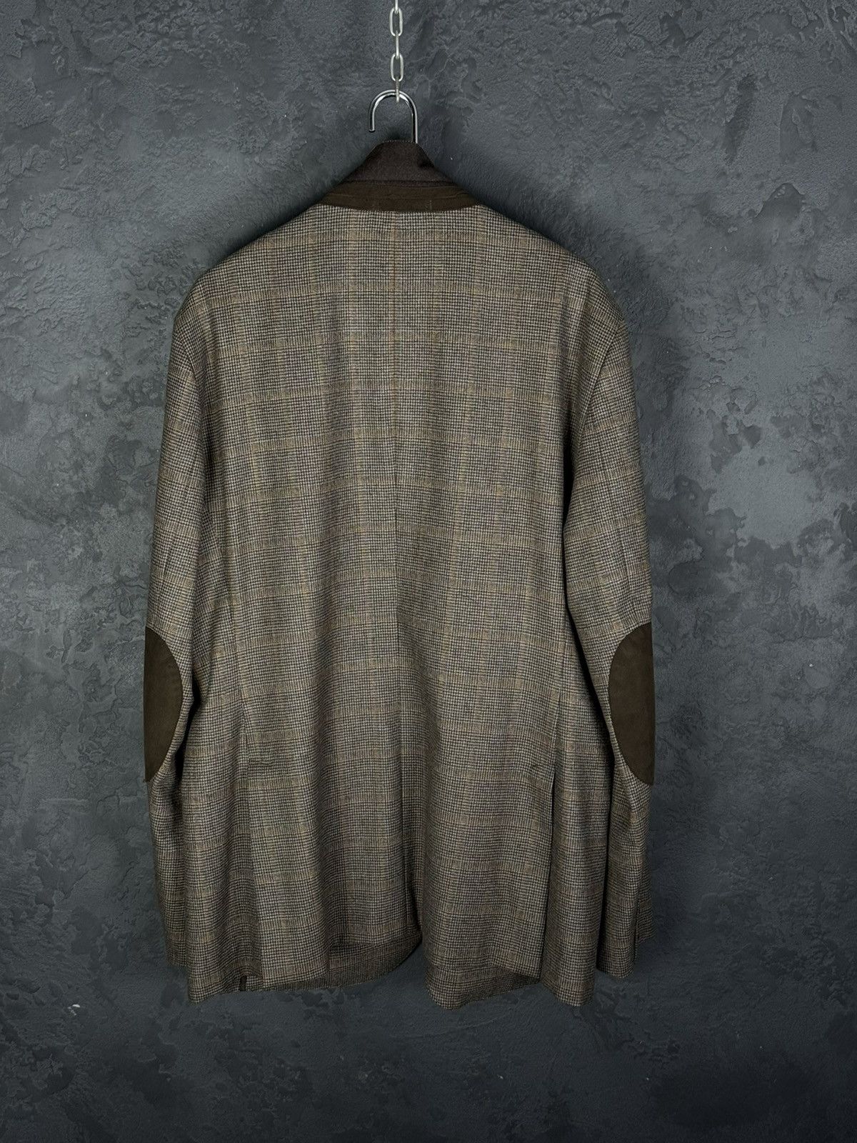 Hackett Men's Hackett London Loro Piana Wool Check Blazer Jacket Size US XL / EU 56 / 4 - 9 Thumbnail