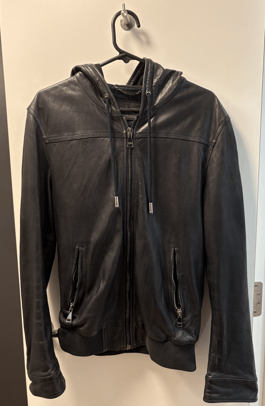 Dolce & Gabbana ARCHIVE FW2007 Lambskin Leather Hoodie Jacket (J Belletti) Size US M / EU 48-50 / 2 - 1 Thumbnail
