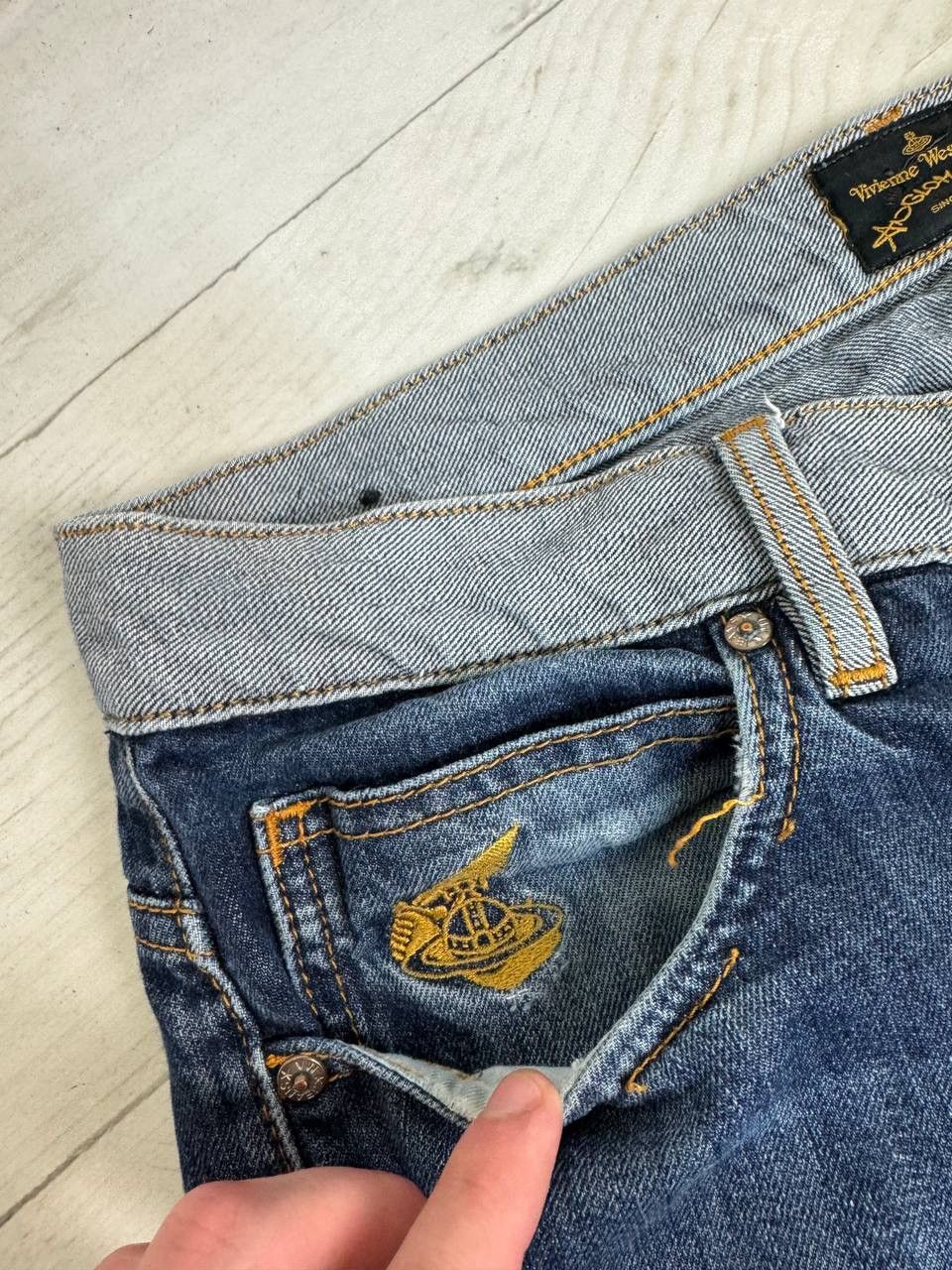Vivienne Westwood Vivienne Westwood Anglomania Denim Jeans Big Logo Y2K Size US 30 / EU 46 - 9 Thumbnail