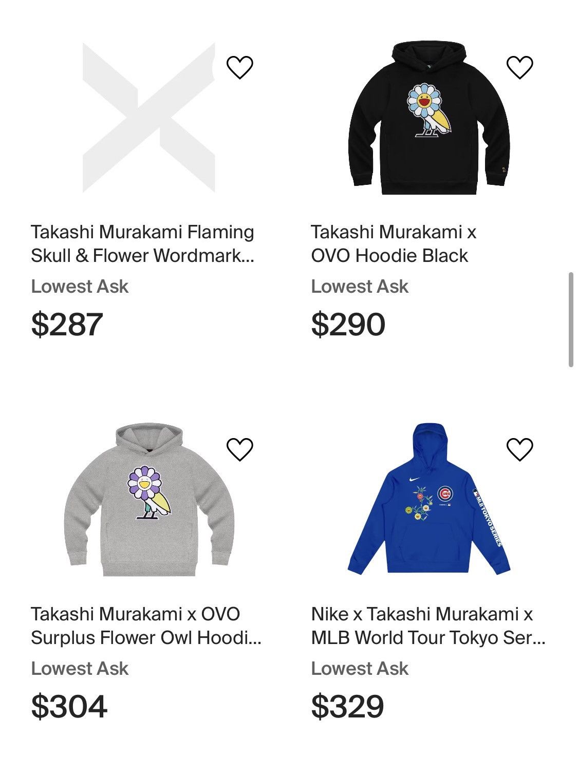 Takashi Murakami RARE XXL TRIPLE BLACK FLOWER TEE T SHIRT OCTOPUS EATS Size US XXL / EU 58 / 5 - 9 Thumbnail