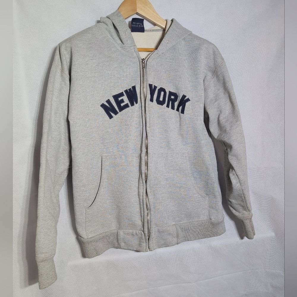Other Vintage M Gray New York Heavy Cotton Hoodie Play Smart Size US M / EU 48-50 / 2 - 2 Thumbnail