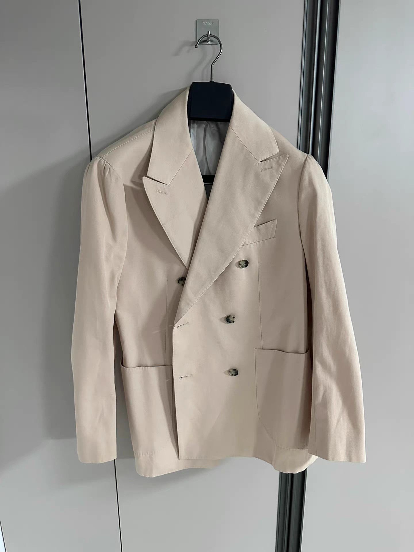 Suitsupply SUITSUPPLY Linen-Silk-Cotton Blend Shirt Jacket K18 Size US L / EU 52-54 / 3 - 1 Thumbnail
