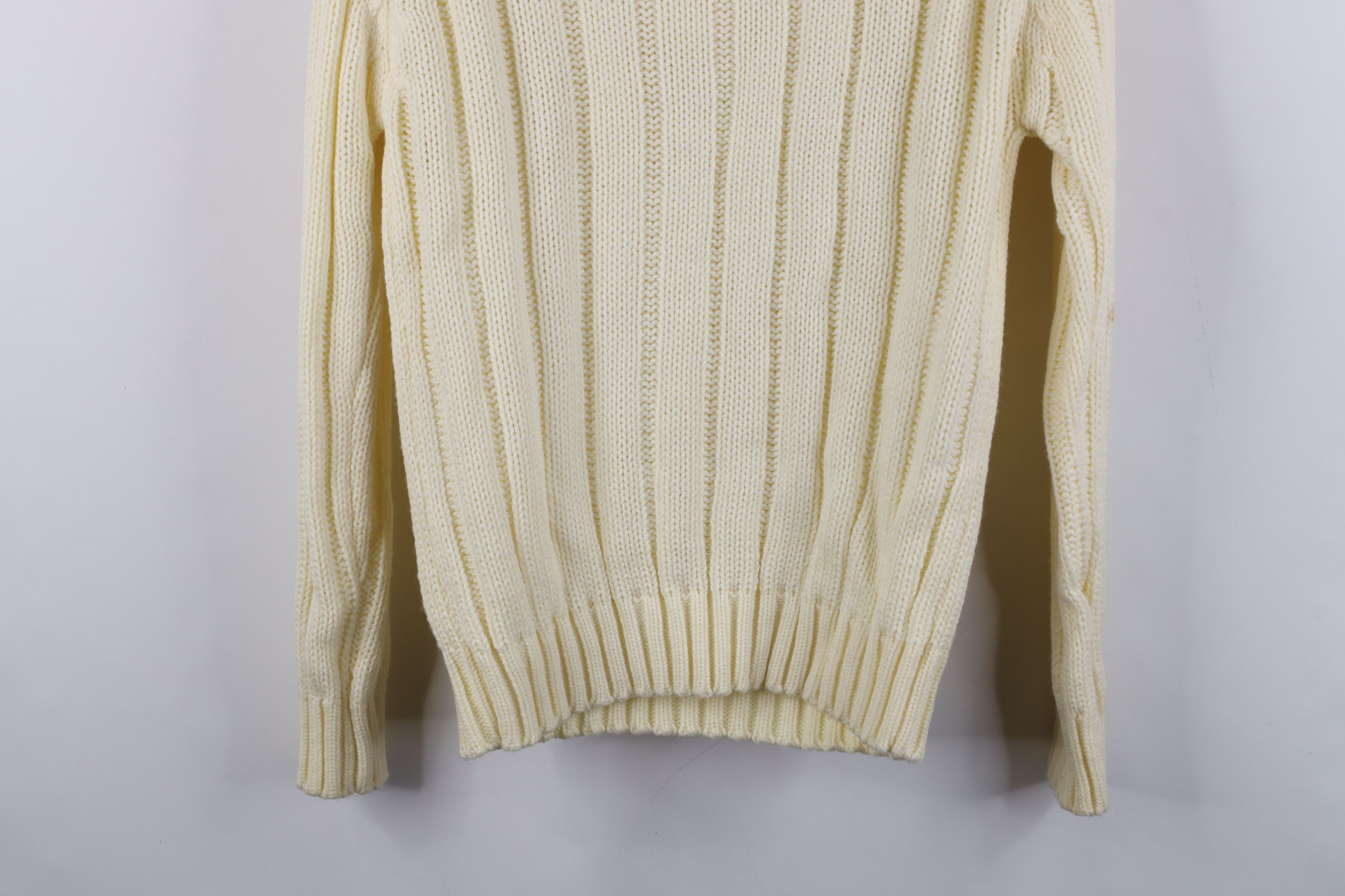 Vintage Vintage 70s Streetwear Fisherman Chunky Cable Knit Sweater Size US S / EU 44-46 / 1 - 15 Thumbnail