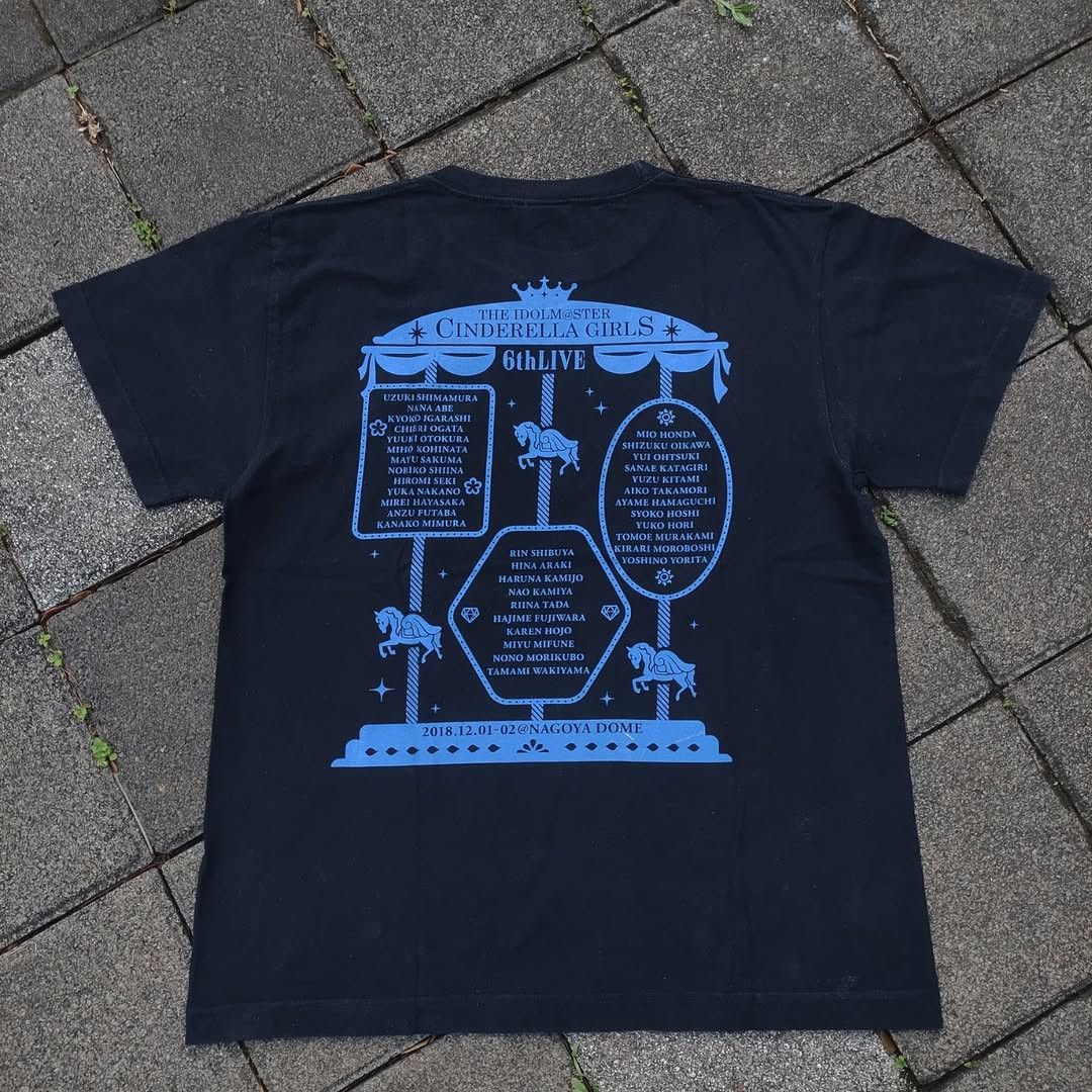 Anime Idolmaster Cinderella Girls Live 2018 Tee Size US M / EU 48-50 / 2 - 3 Thumbnail