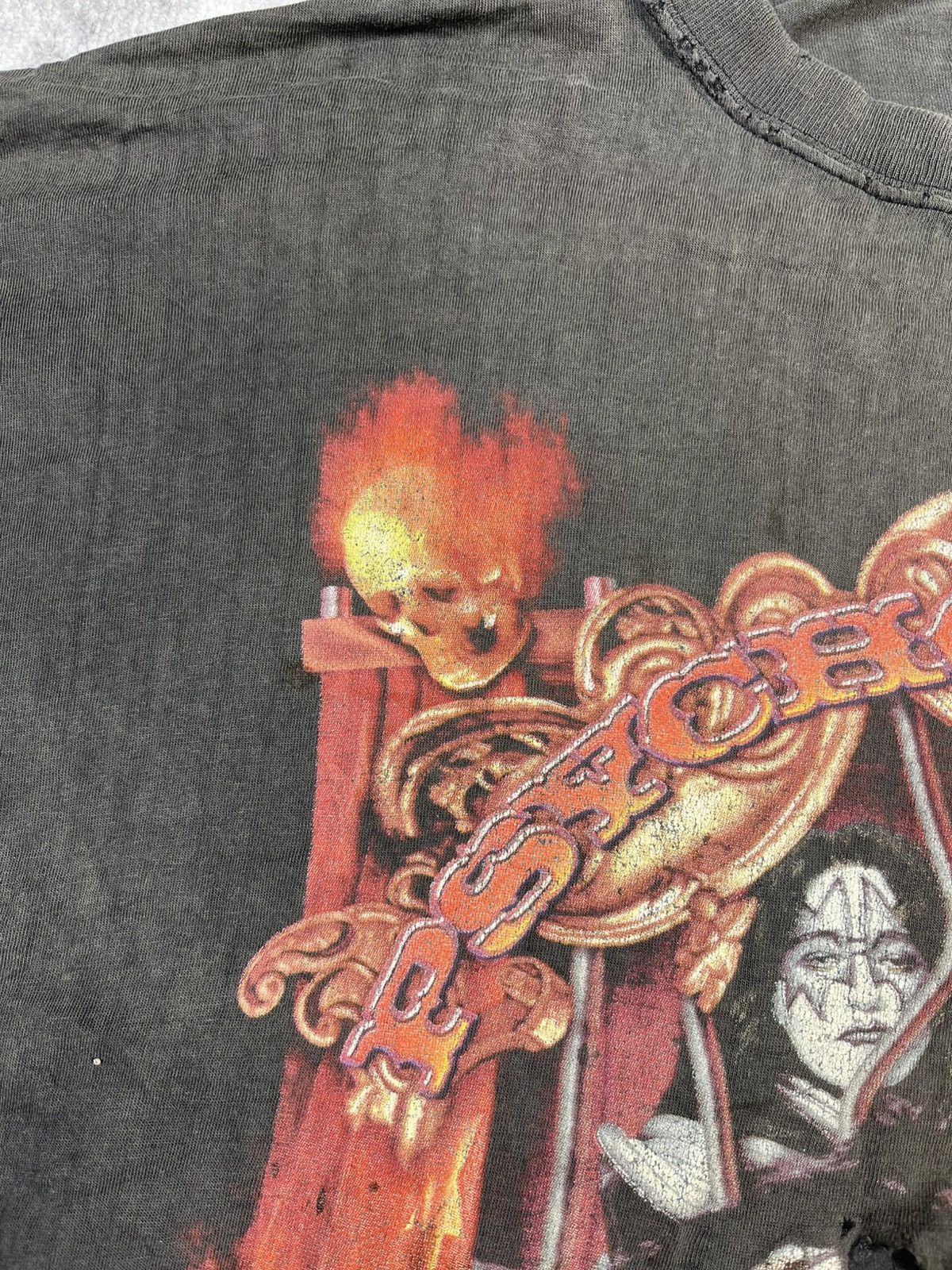 KISS KISS Psycho Circus Tour 1998 Distressed Faded Tee Size US XXL / EU 58 / 5 - 6 Thumbnail
