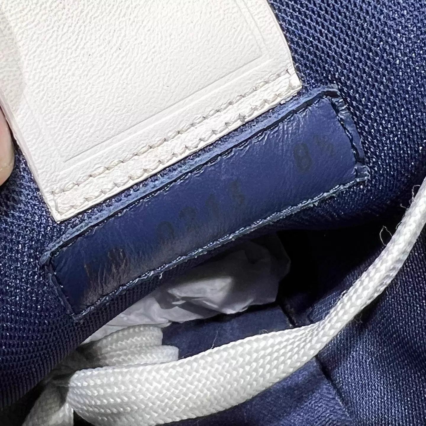 Louis Vuitton LV Trainer white blue UK9.5/43.5 Size US 10.5 / EU 43-44 - 8 Thumbnail