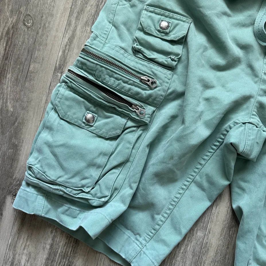 Polo Ralph Lauren Vintage Polo Ralph Lauren Military Cargo Shorts Pistachio Size US 32 / EU 48 - 2 Thumbnail