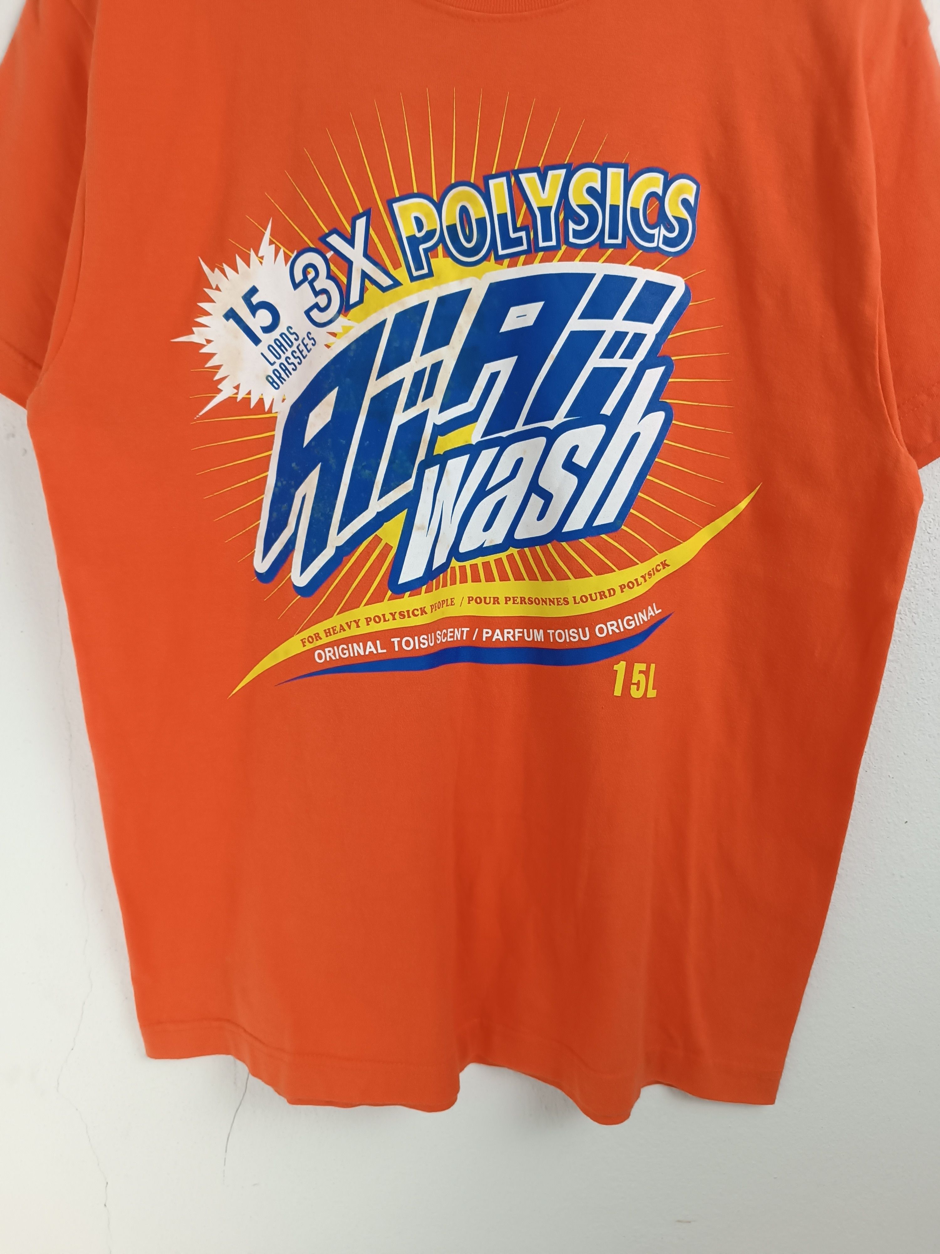 Band Tees VINTAGE POLYSICS DETERGENT WASH PARODY ELECTRO PUNK TEE Size US M / EU 48-50 / 2 - 6 Thumbnail