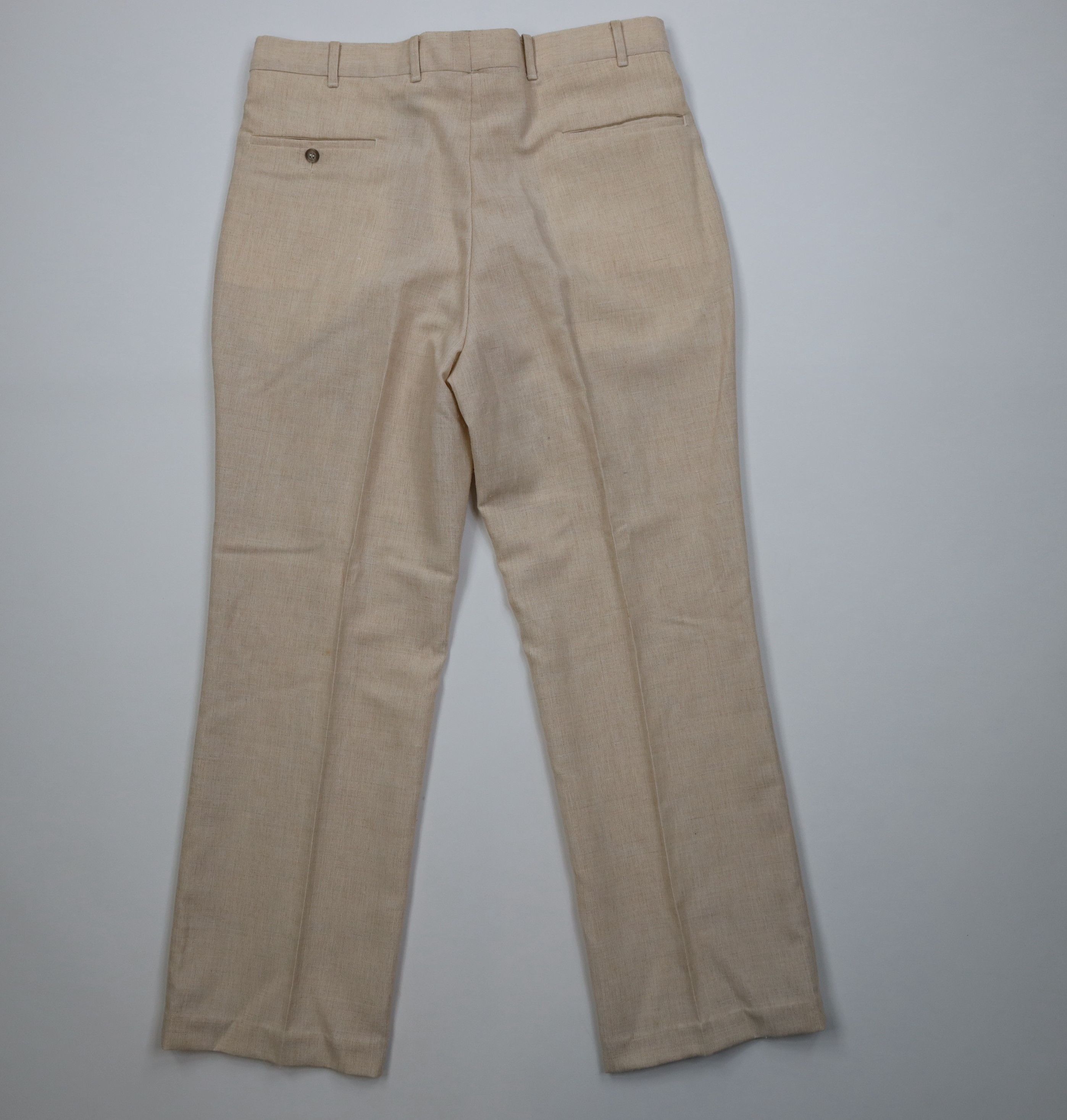 Vintage Vintage 70s Streetwear Knit Flared Wide Leg Chino Pants USA Size US 34 / EU 50 - 10 Thumbnail