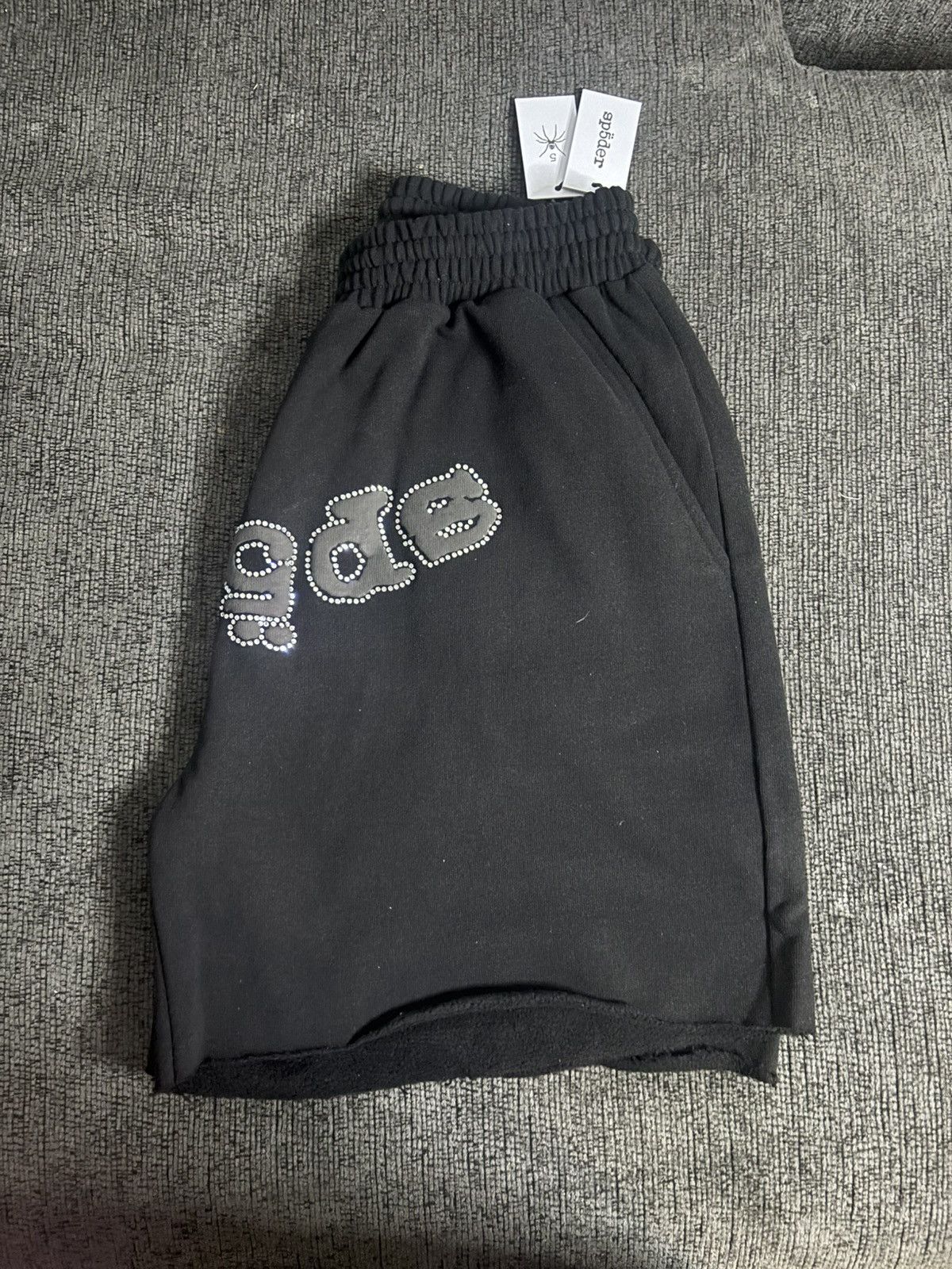 Sp5der Sp5der Phantom Rhinestone OG V2 Sweatshorts NYC Exclusive Size US 32 / EU 48 - 4 Thumbnail
