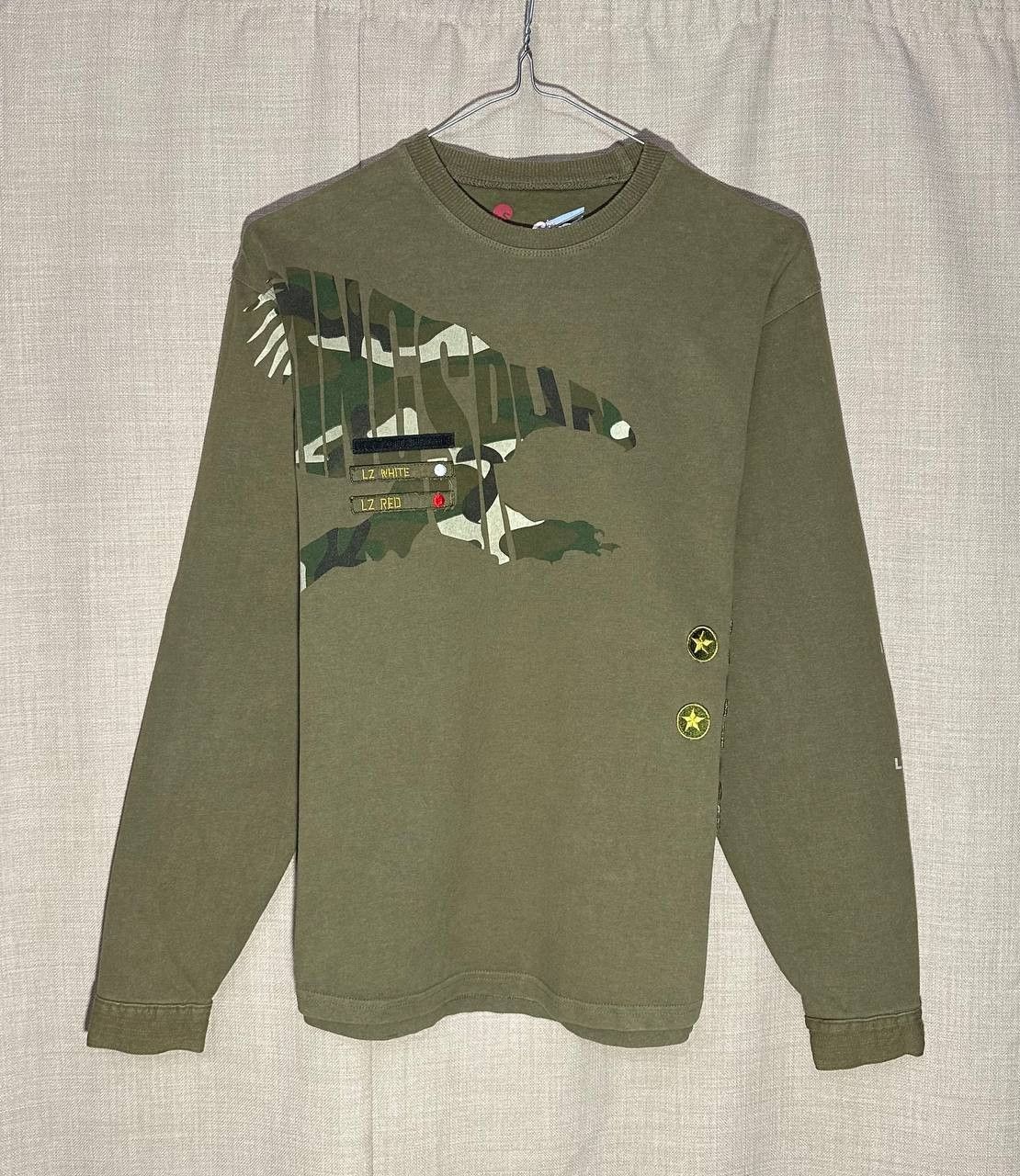 Ringspun Ringspun olive military utility long sleeve US army eagle Size US S / EU 44-46 / 1 - 1 Thumbnail