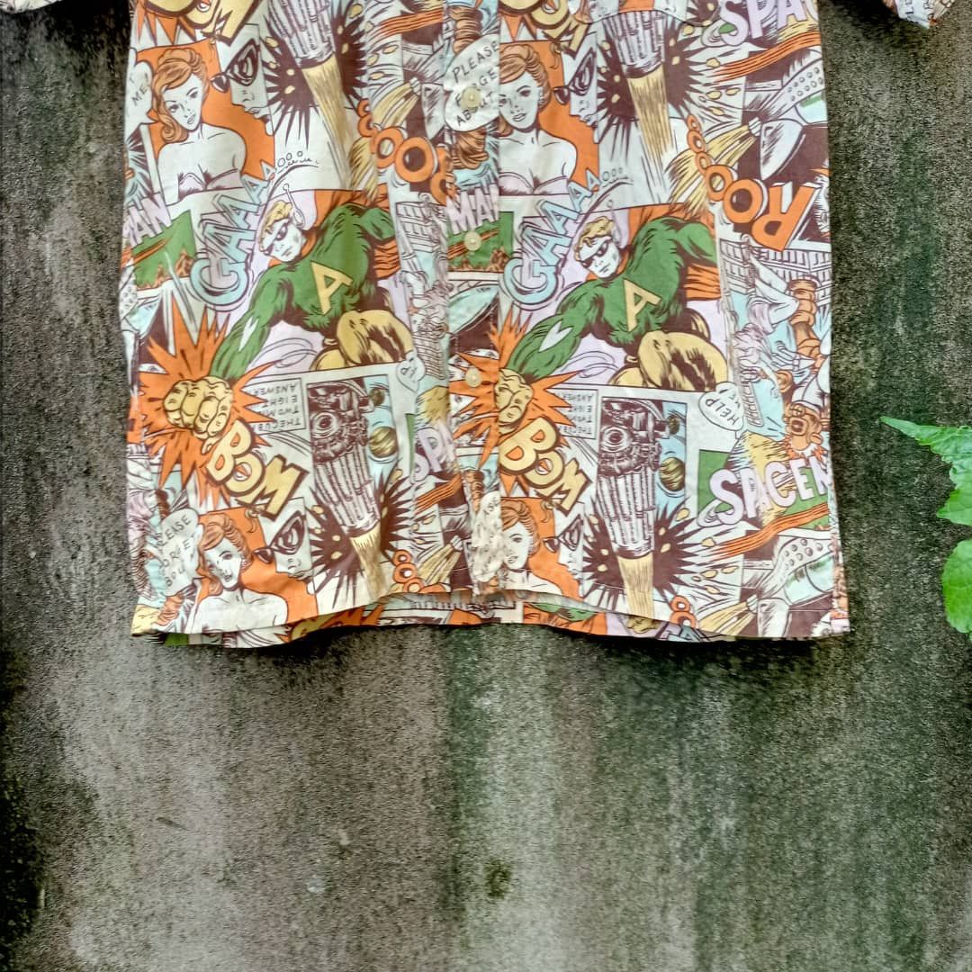 Cartoon Network SPACEMAN SHIRT ROUGH TRADE CARTOONS Size US M / EU 48-50 / 2 - 4 Thumbnail
