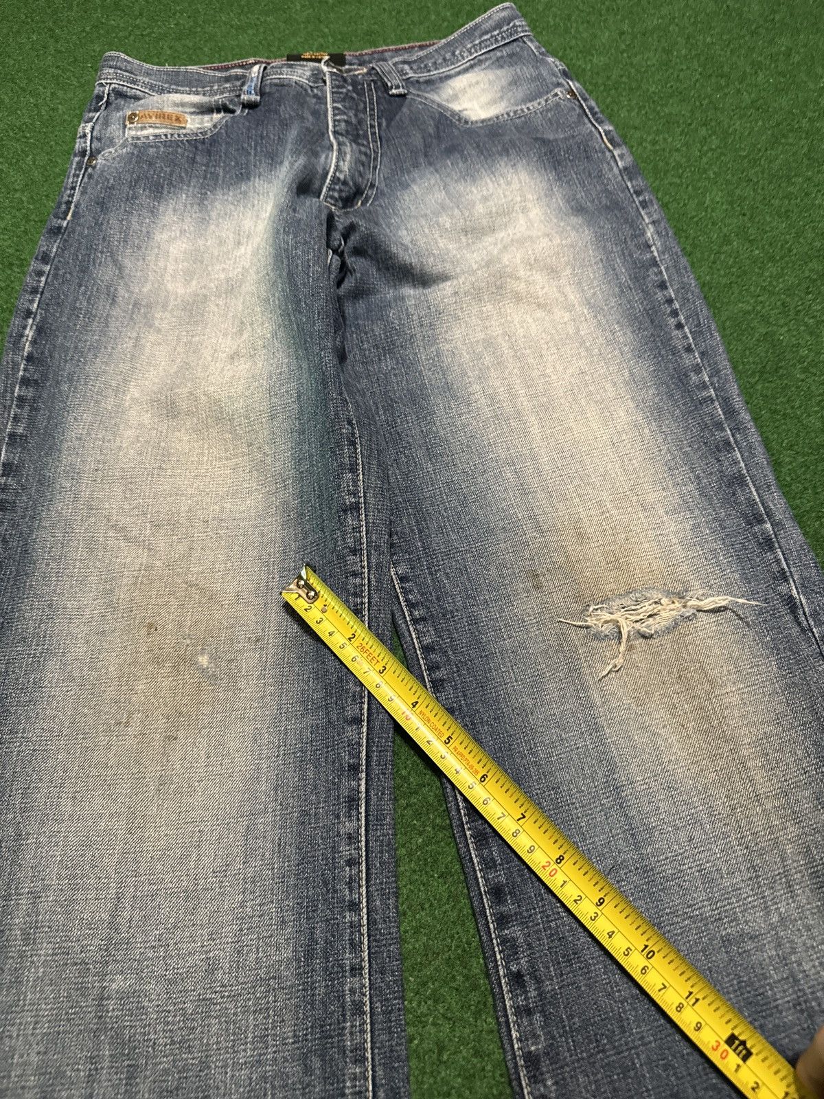 Avirex Avirex Baggy Jeans 30x30 Vintage Y2K Distressed Grunge Size US 30 / EU 46 - 11 Thumbnail