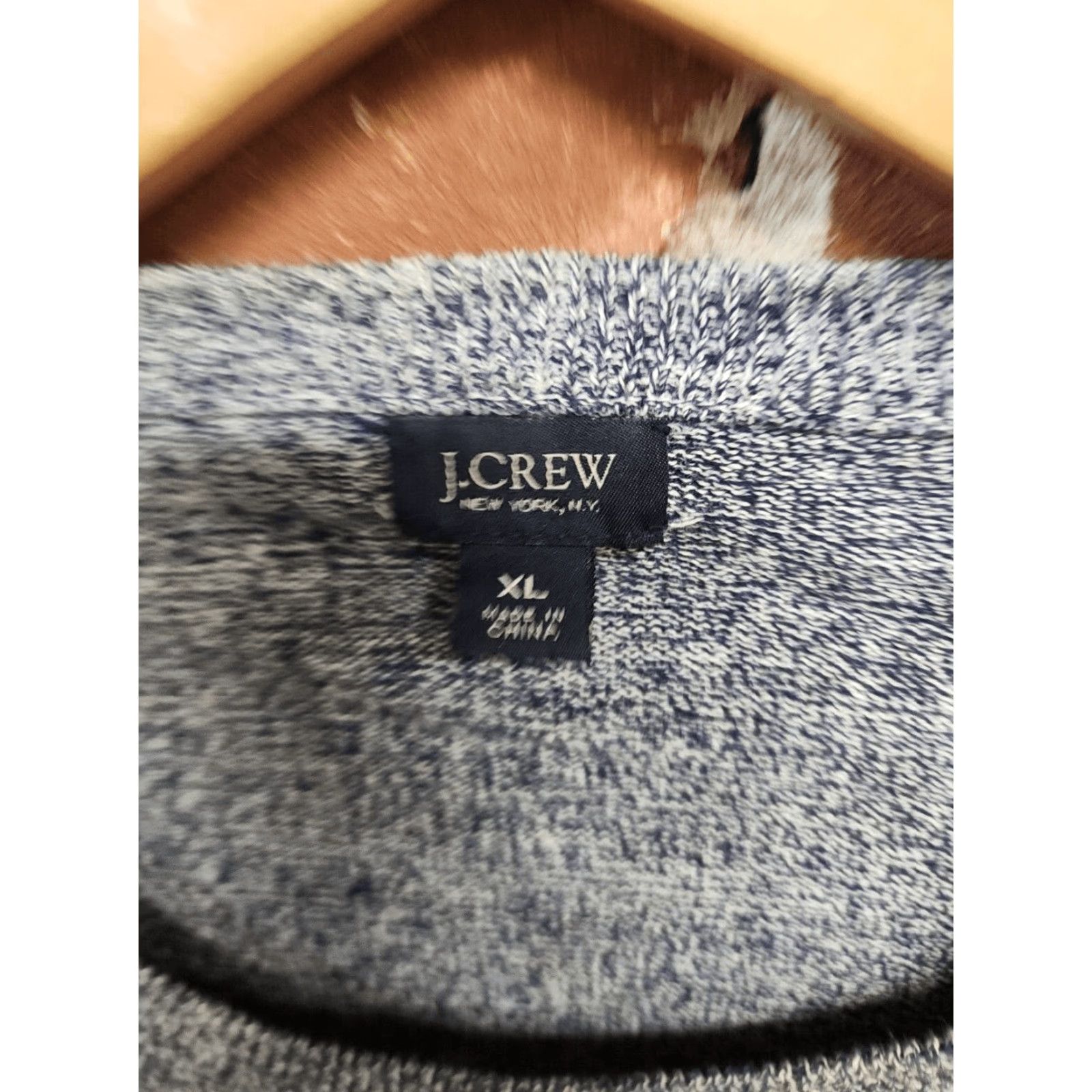 J.Crew J.CREW Sweater Shirt? No. Title: J.CREW Mens XL Striped Mock Neck Knit Pullover Long Sleeve COLOR Multicolor Cotton Linen? Size US XL / EU 56 / 4 - 3 Thumbnail