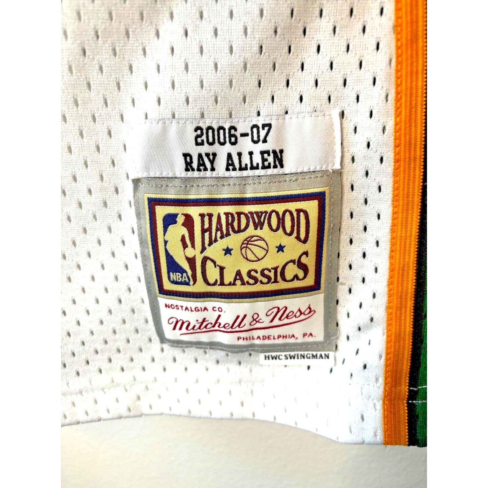 Mitchell & Ness 2006-07 Ray Allen #34 Supersonics Mitchell & Ness Jersey Size US L / EU 52-54 / 3 - 5 Thumbnail