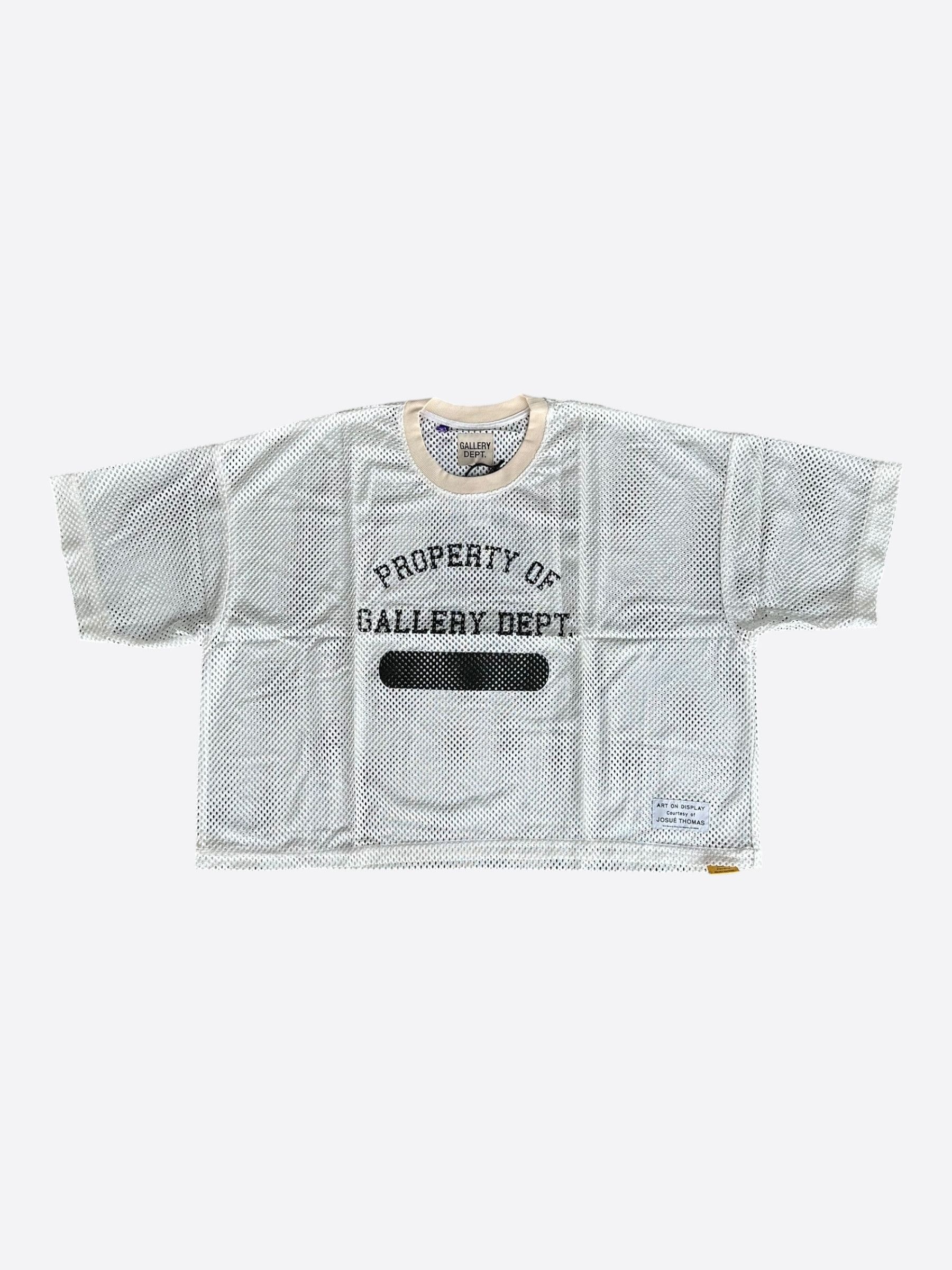Gallery Dept. Gallery Dept White & Black Practice Mesh Jersey Size US XXL / EU 58 / 5 - 1 Thumbnail