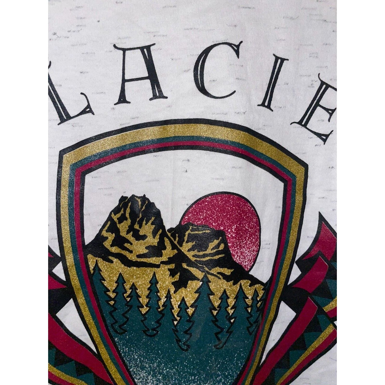 Vintage 90s Vintage Glacier National Park Mountain Shirt VTG L Large Size US L / EU 52-54 / 3 - 3 Thumbnail