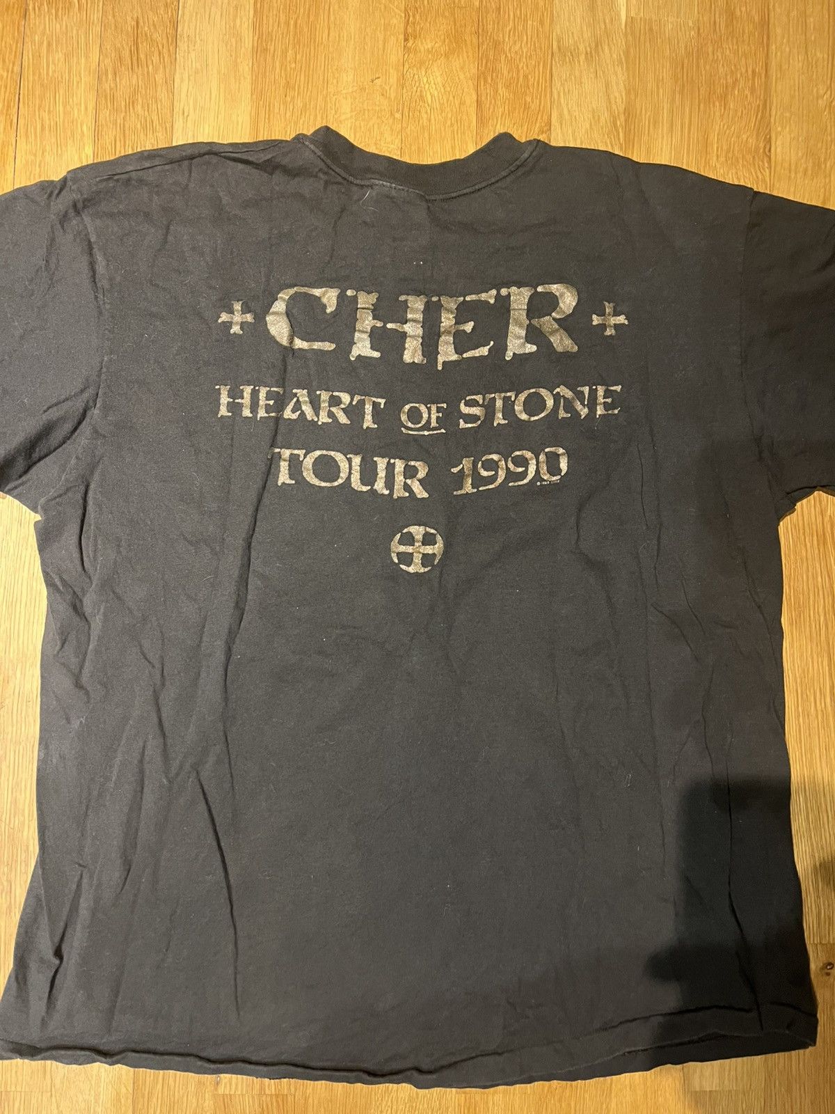 Hanes Vintage Cher Heart of Stone Concert 1990Tour Band T-shirt XL Size US XL / EU 56 / 4 - 5 Thumbnail