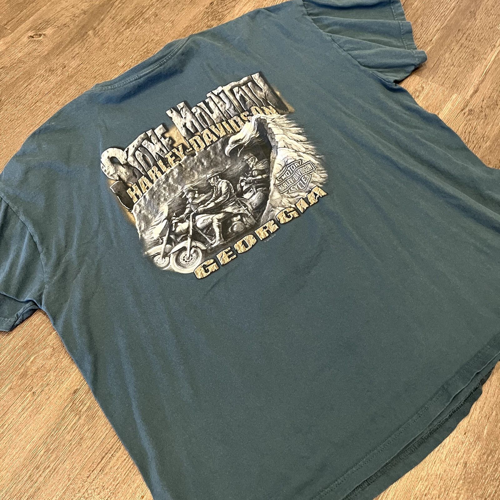 Harley Davidson Vintage Harley-Davidson Stone Mountain Motorcycle 2XL Size US XXL / EU 58 / 5 - 2 Thumbnail