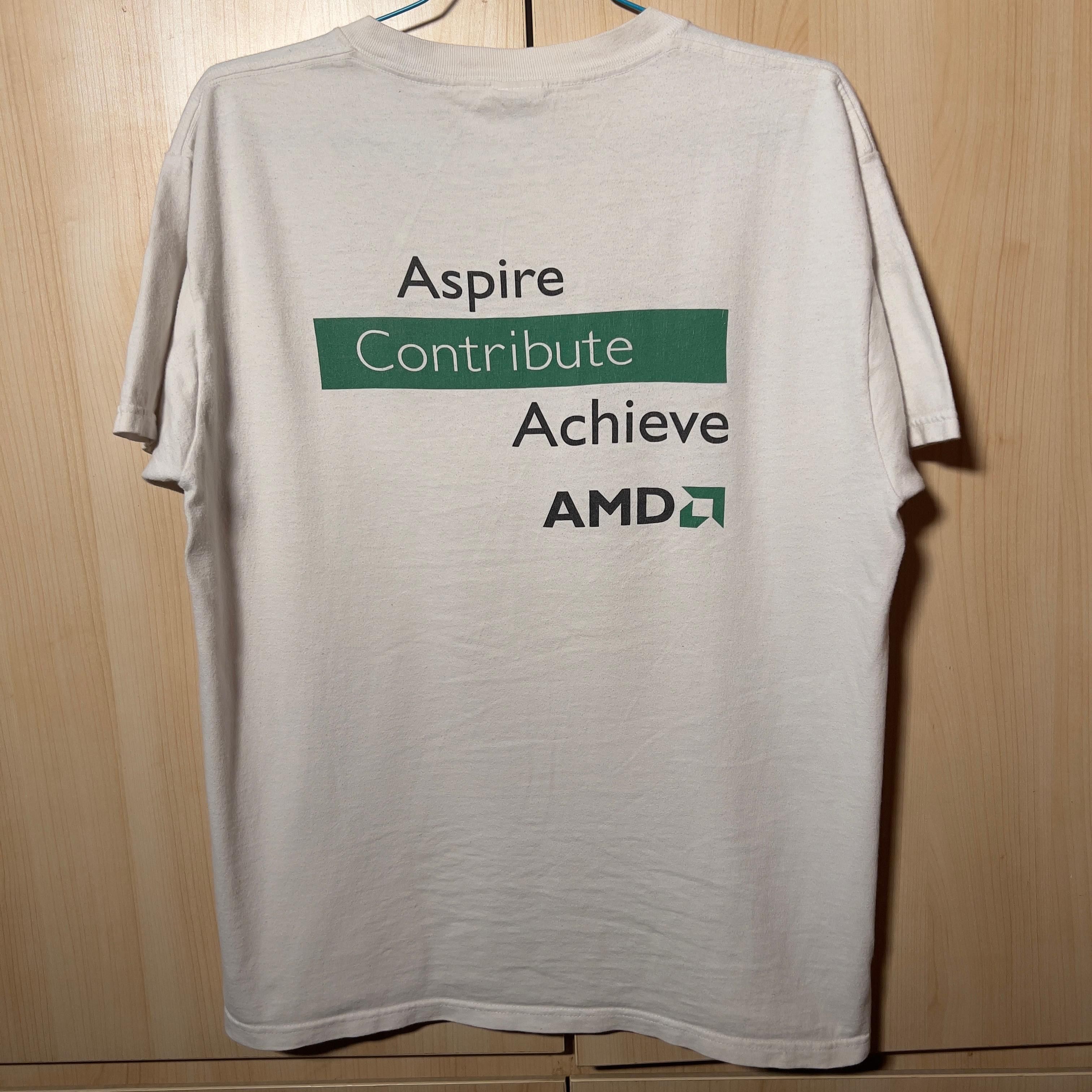 Arts & Science Vintage Y2K AMD Campus Promo Tee Shirt Sz L 64 athlon nvidia Size US L / EU 52-54 / 3 - 3 Thumbnail