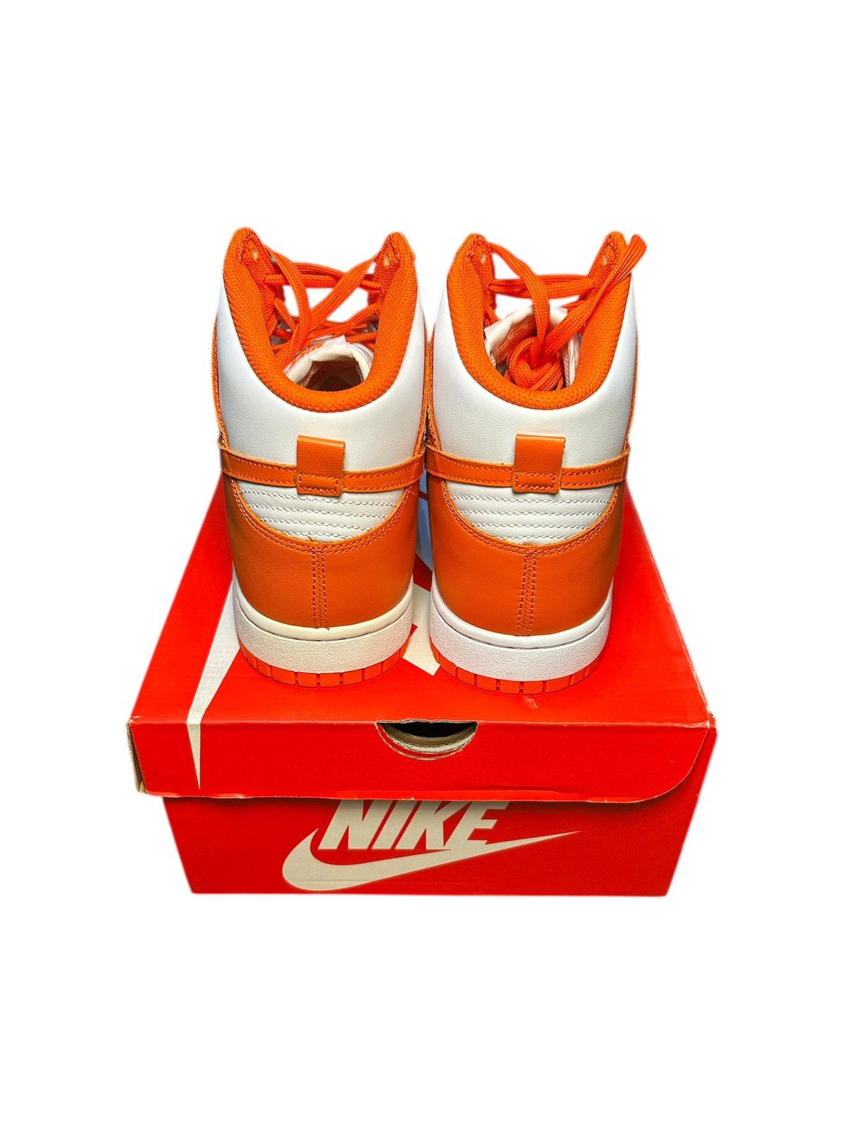 Nike Nike Dunk High White Orange Blaze White 10.5 Size US 10.5 / EU 43-44 - 4 Thumbnail