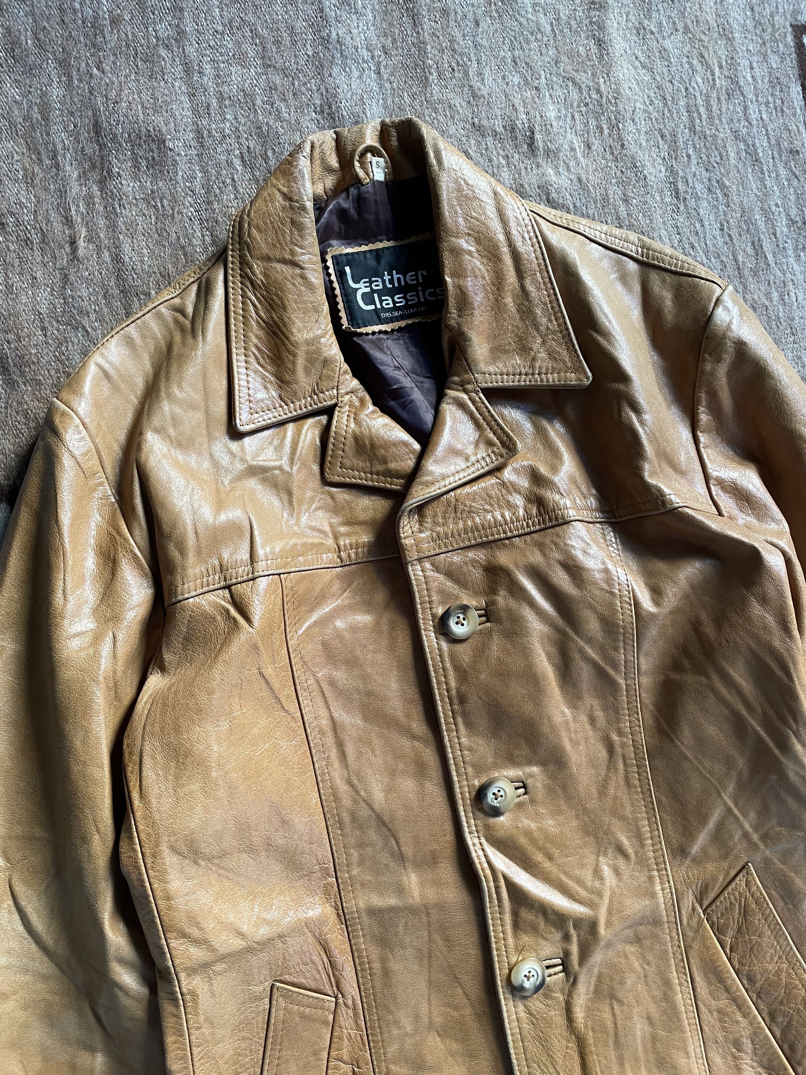 Vintage Vintage Leather UK Made Leather Jacket 7926AC Size US S / EU 44-46 / 1 - 2 Thumbnail
