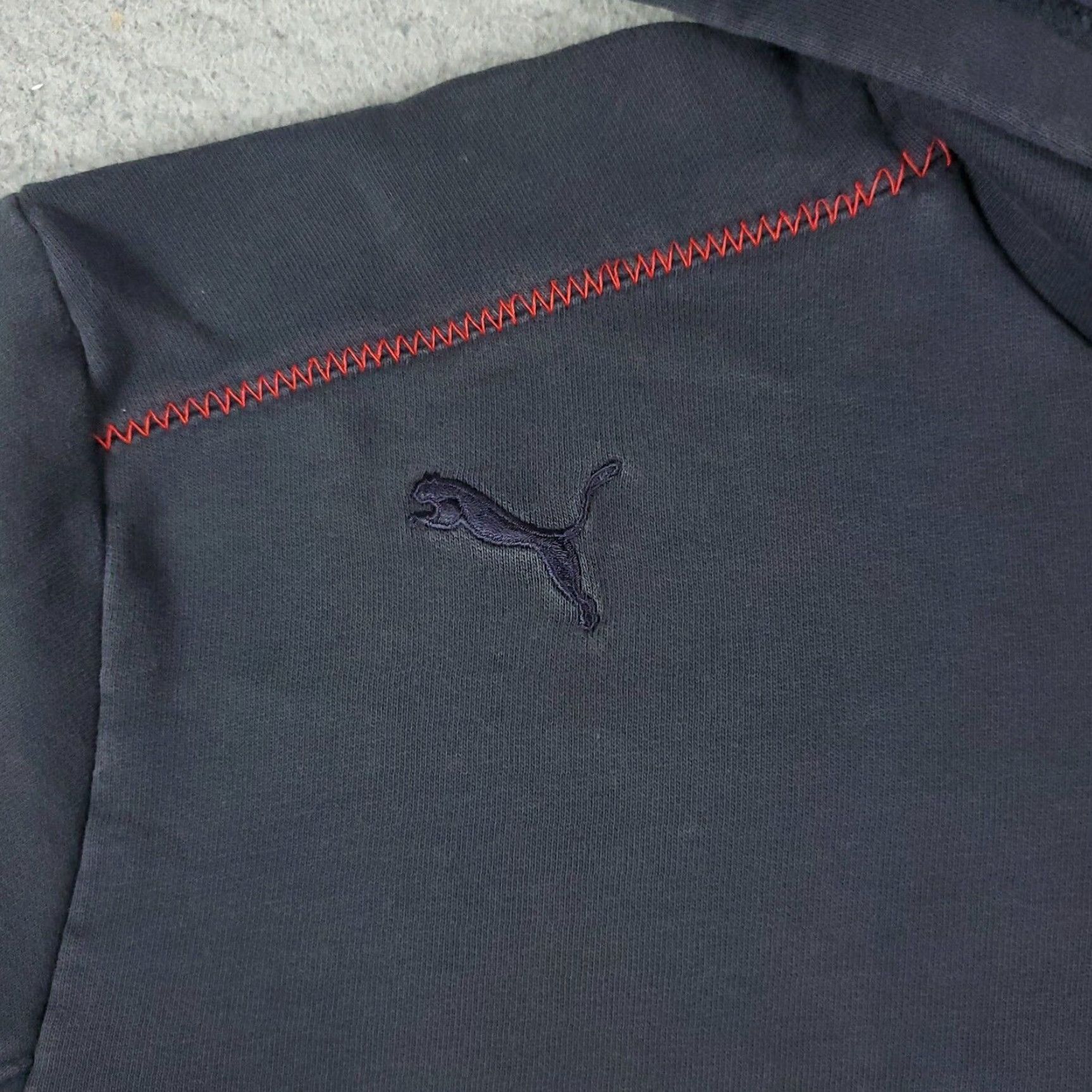 Puma Vintage Puma Mens Pullover Hoodie Sweatshirt Large Black Sports Modern Size US M / EU 48-50 / 2 - 2 Thumbnail