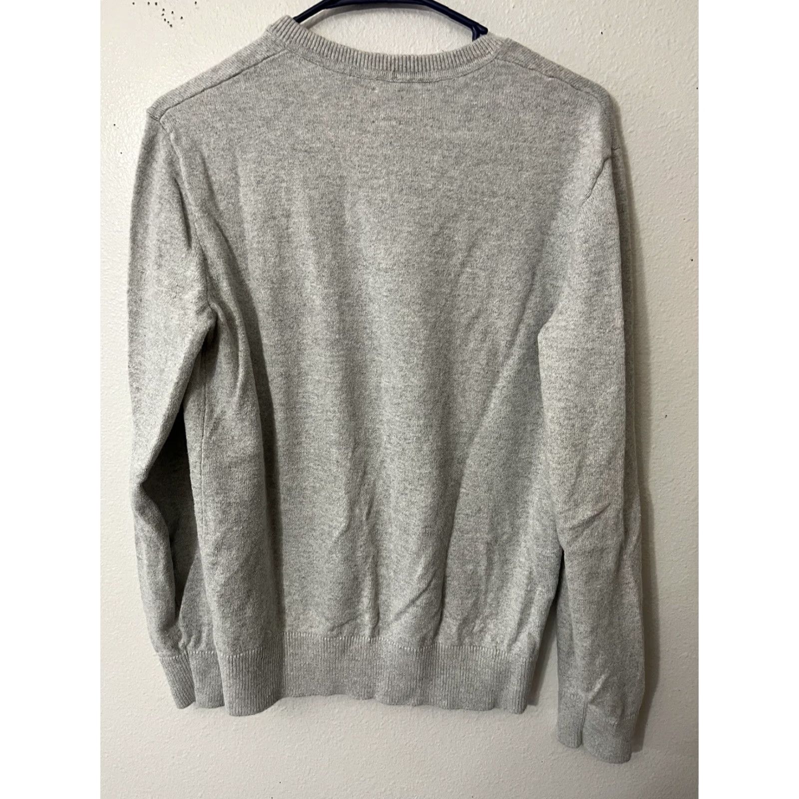 Gap Gap Sweater Men S Light Gray V-Neck Pullover Casual Shirt Style: Sweater (All Seasons) Size US S / EU 44-46 / 1 - 3 Thumbnail