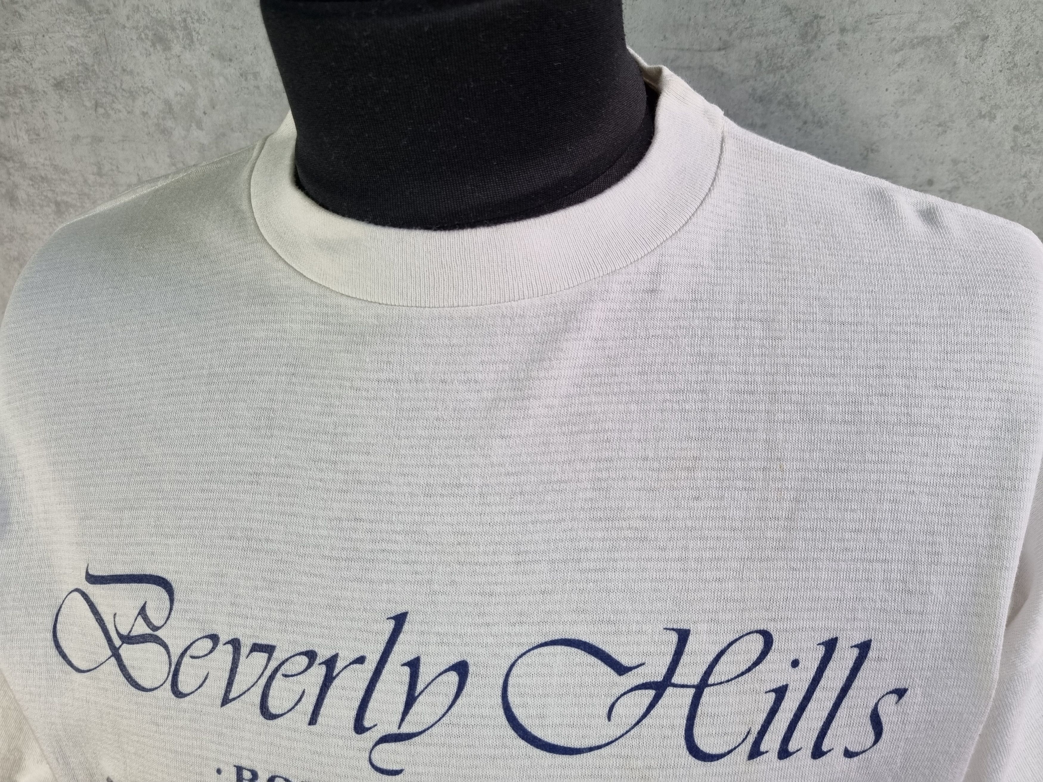 Other 93s Single Stitch Beverly Hills Rodeo Drive BigLogoTeeShirt Size US XL / EU 56 / 4 - 11 Thumbnail