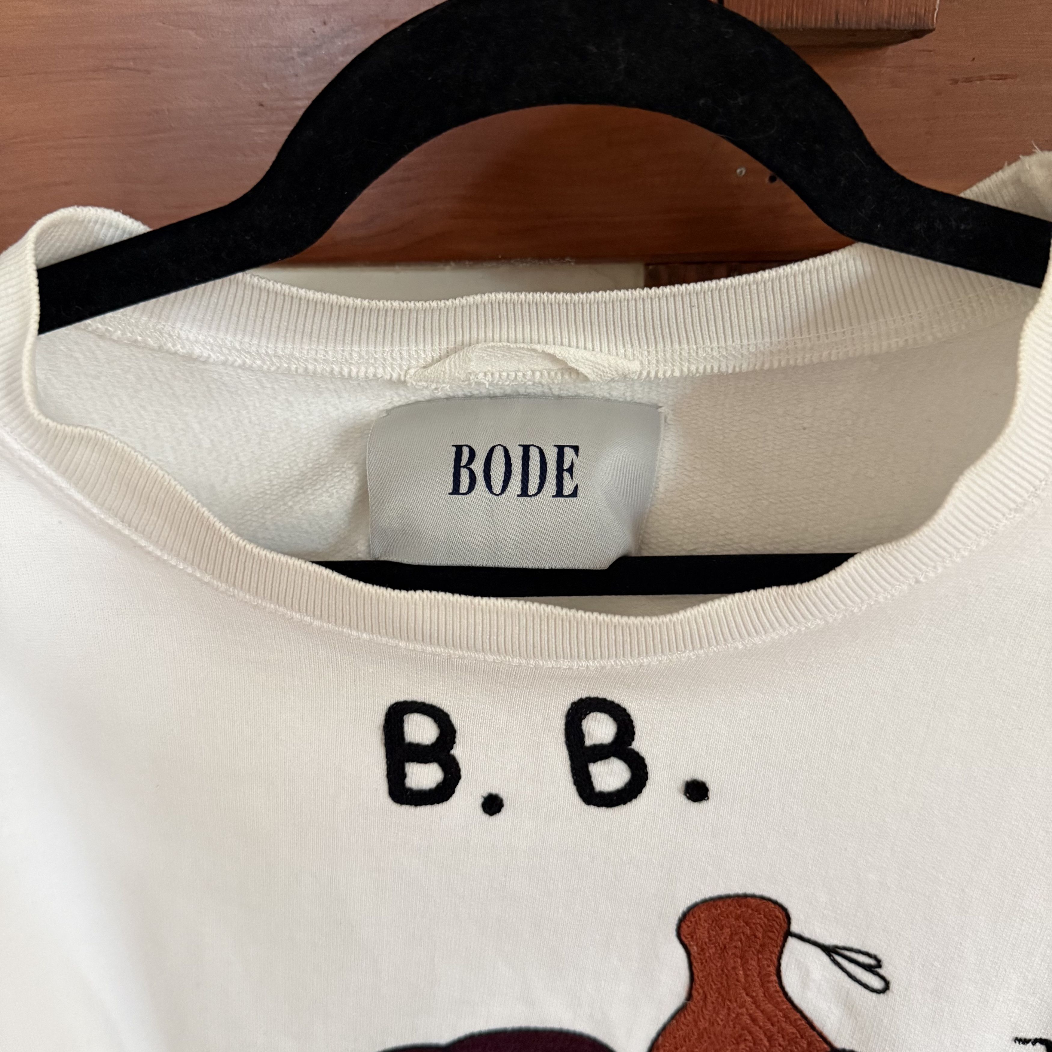 Bode Bode Your Dog Is Not My Dog Crewneck Sweater Size US M / EU 48-50 / 2 - 5 Thumbnail