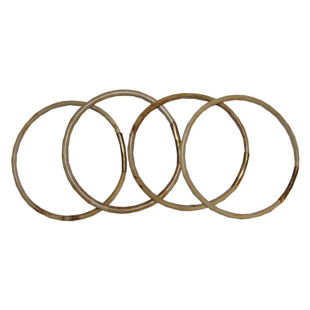 Designer Golden Coral Bangle Set of 4 Size ONE SIZE - 5 Thumbnail