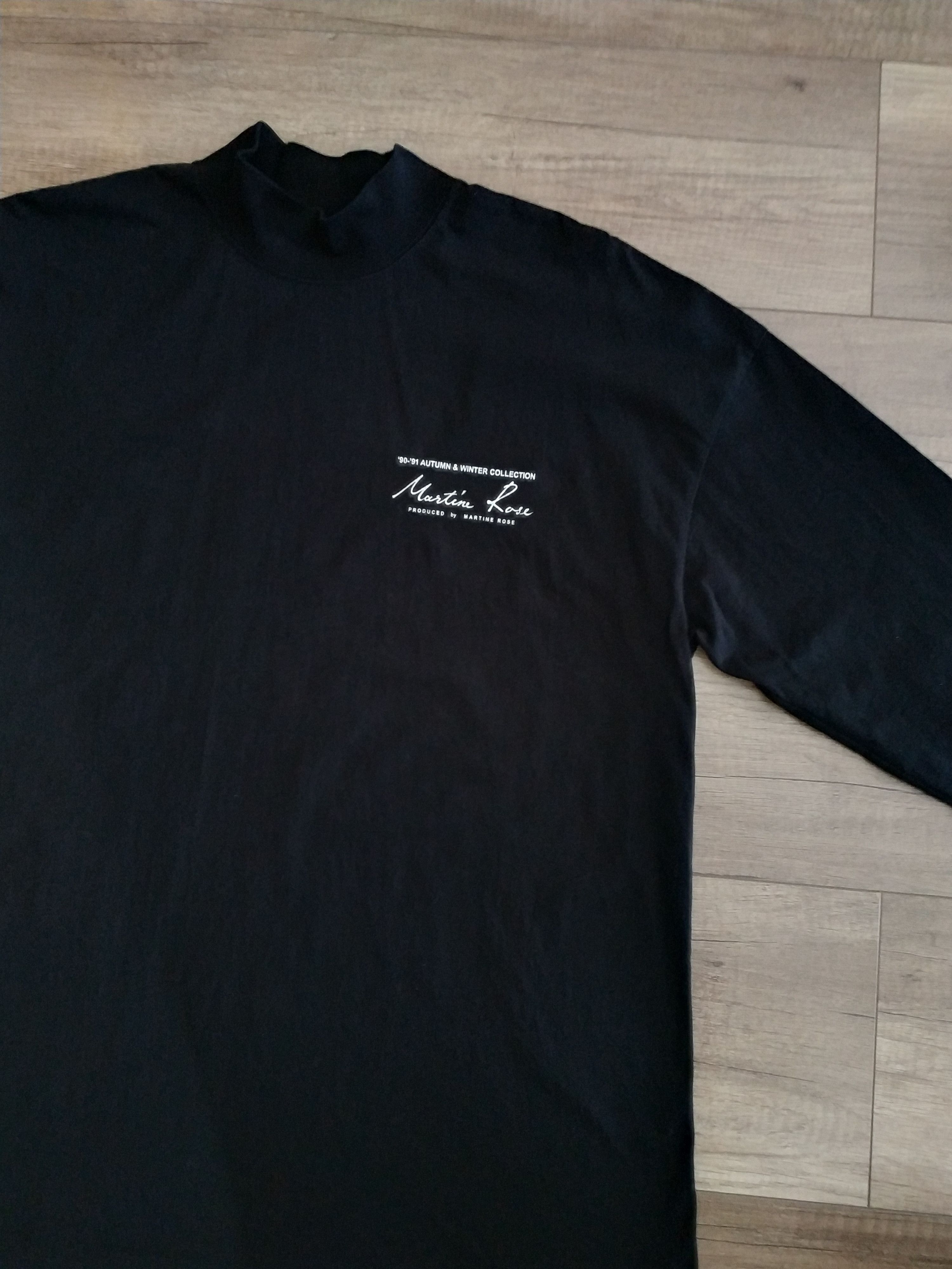 Martine Rose Martine Rose Mock Neck Men's Longsleeve-T-shirt, s. MEDIUM Size US M / EU 48-50 / 2 - 4 Thumbnail