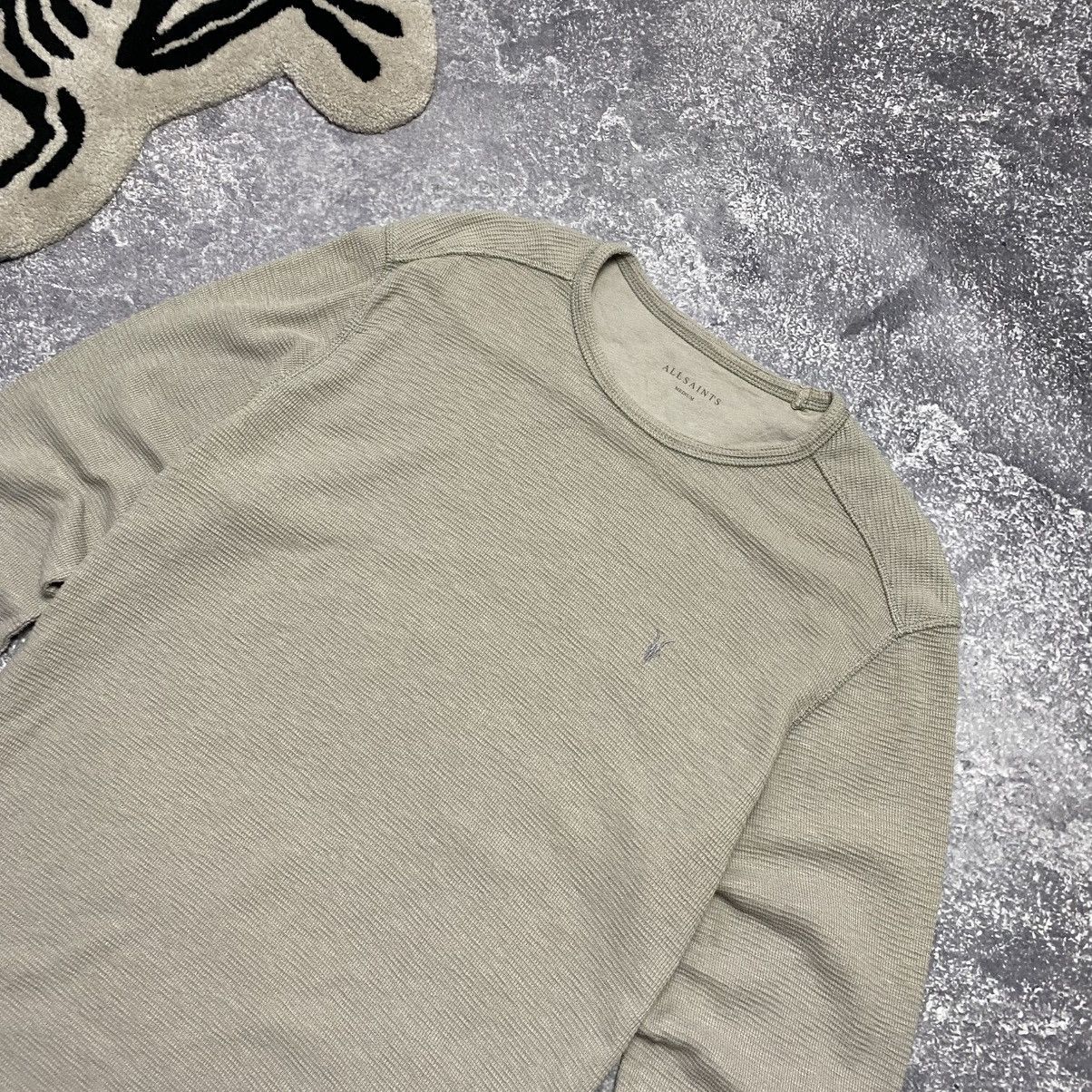 Allsaints Men’s Allsaints Small logo Beige basic luxury sweater Size US M / EU 48-50 / 2 - 2 Thumbnail