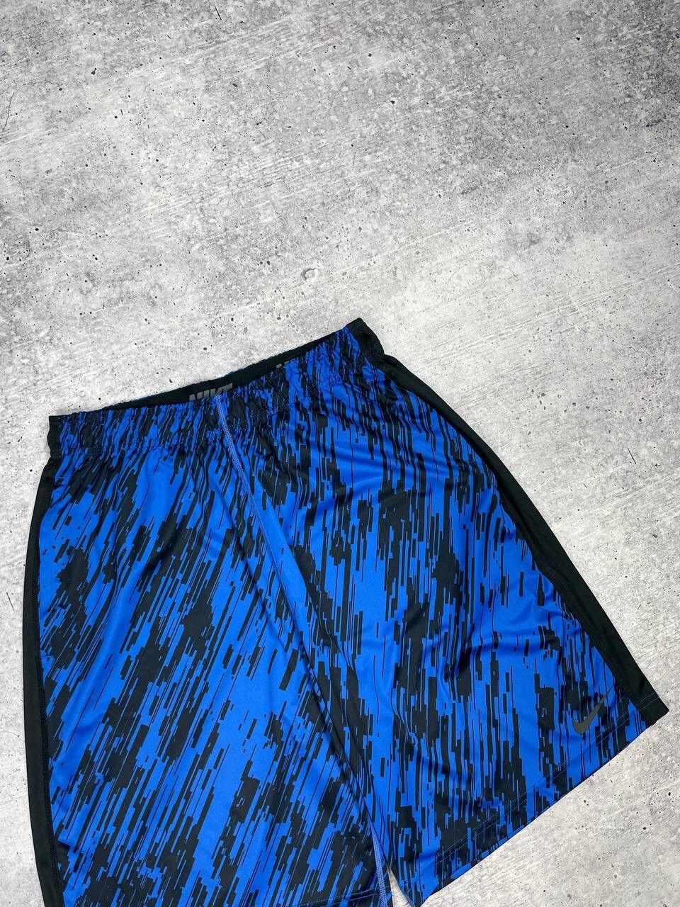 Nike Vintage Nike Y2K Style Drill Blue Wide Leg Casual Rap Shorts Size US 32 / EU 48 - 5 Thumbnail