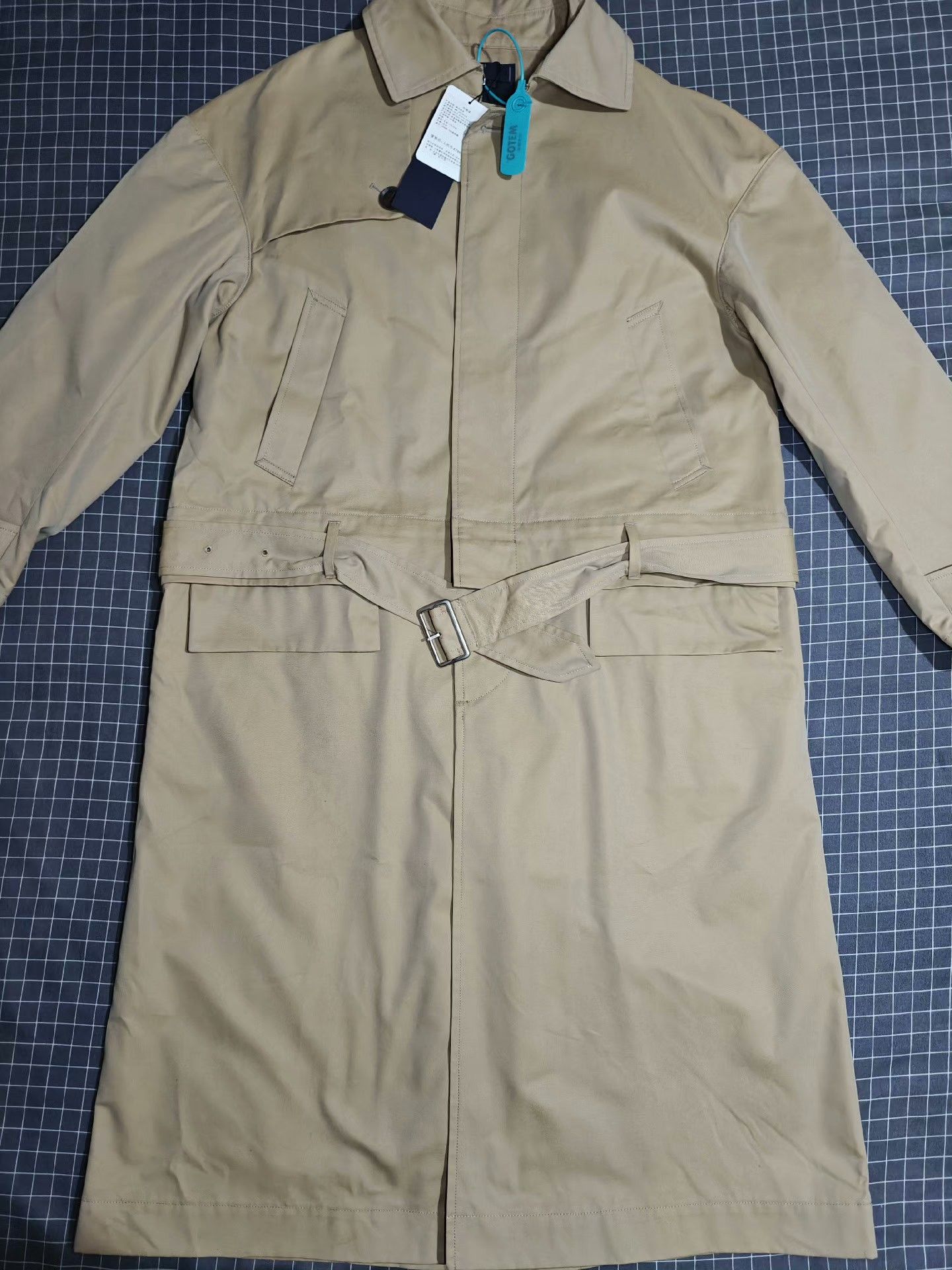 Japanese Brand Meanswhile Trench Coat Short Jacket Size US S / EU 44-46 / 1 - 1 Thumbnail