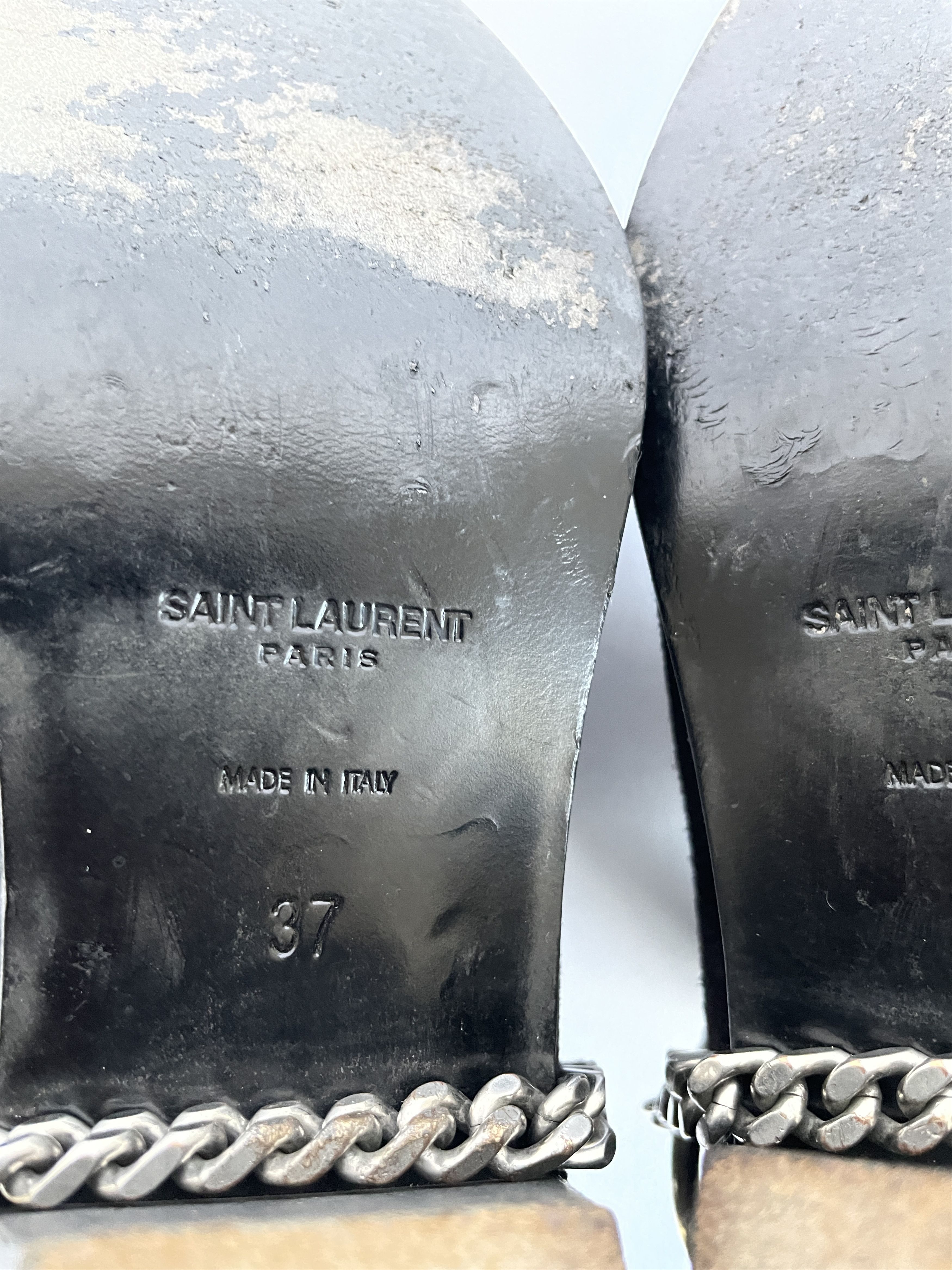 Saint Laurent Paris Saint Laurent Black Harness Suede Ankle Boots Size 37 EU Size US 7 / IT 37 - 9 Thumbnail