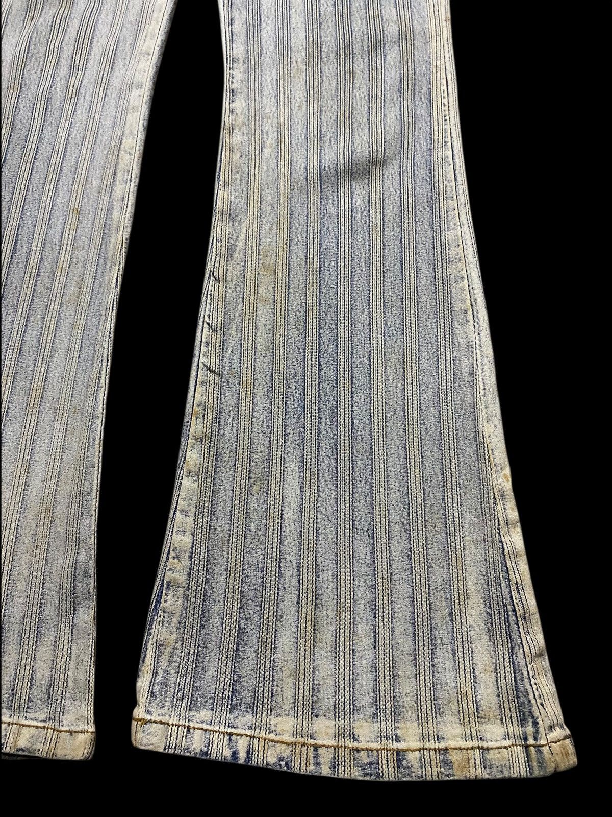 Japanese Brand Rare vintage Y2K P.M. Pantomime blue flare jeans jeans Size US 28 / EU 44 - 8 Thumbnail