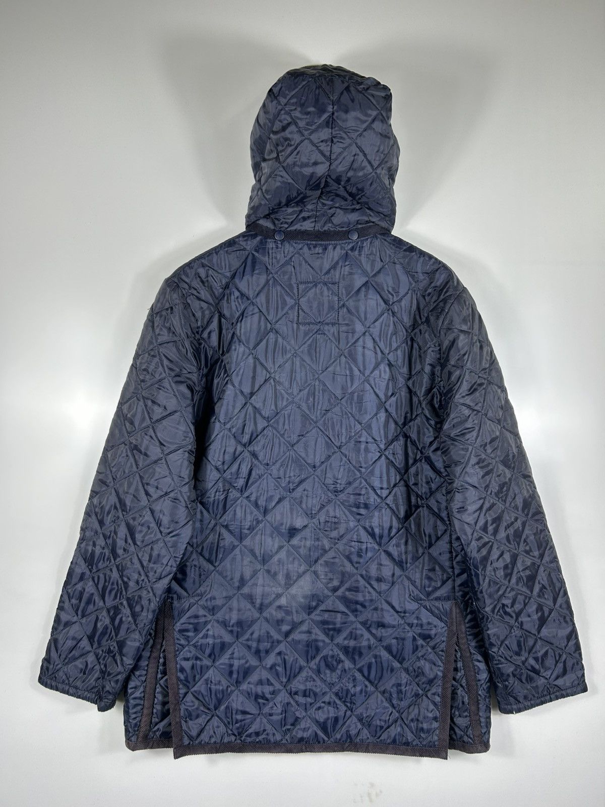 Lavenham × Vintage 🔥Lavenham Hooded Snap Button Quilted Jacket Size US L / EU 52-54 / 3 - 15 Thumbnail