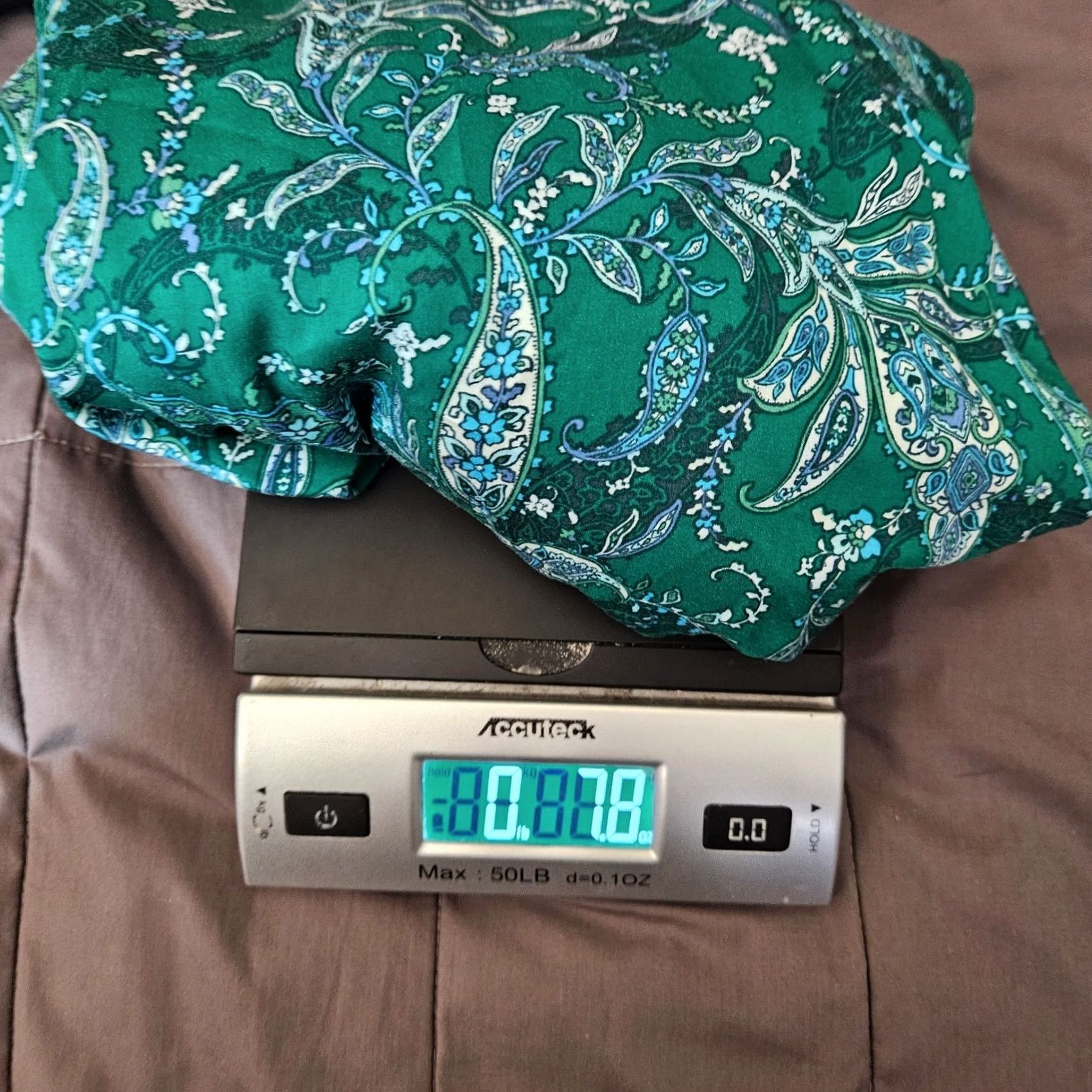 J. Jill J. Jill Blouse Paisley 3/4 Sleeve Green S Women's V-Neck Rayon Viscose Casual Shirt/Blouse Regular Fit Size S / US 4 / IT 40 - 8 Thumbnail