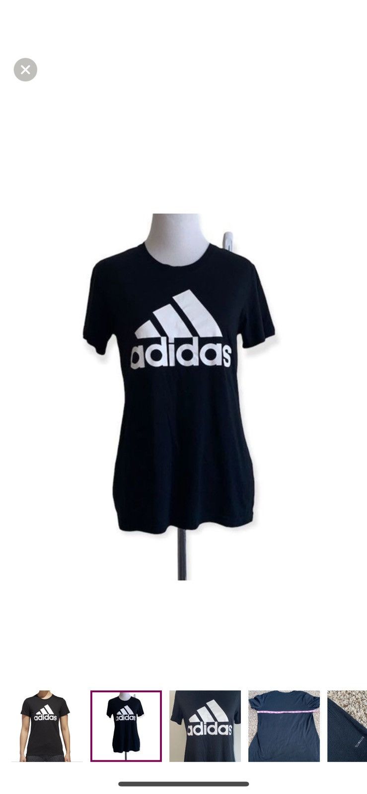 Adidas Adidas small the go to performance tee Size S / US 4 / IT 40 - 1 Thumbnail