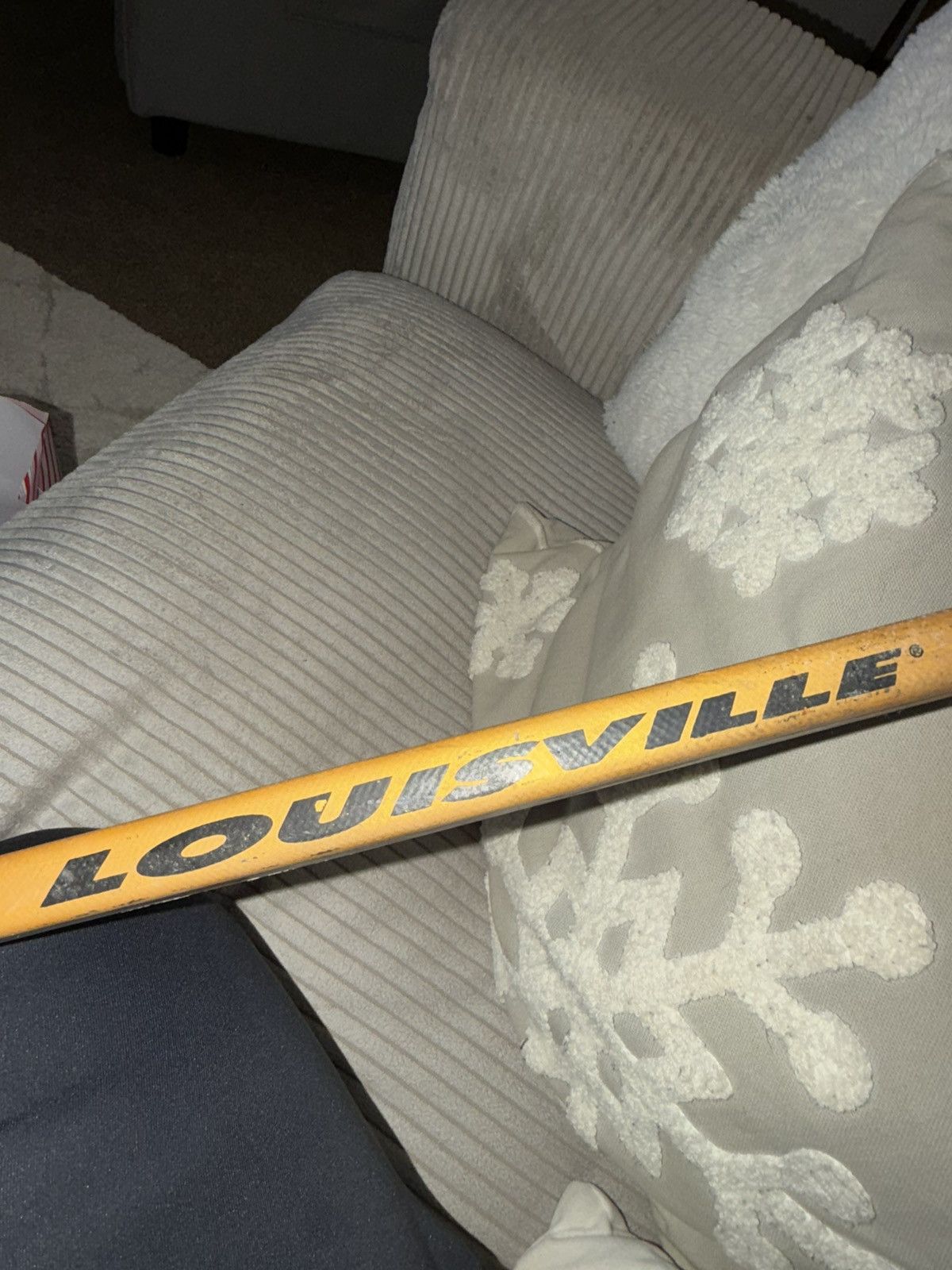 NHL TPS Louisville Game Used Hockey Stick Robert Schnabel Vint Size ONE SIZE - 25 Thumbnail