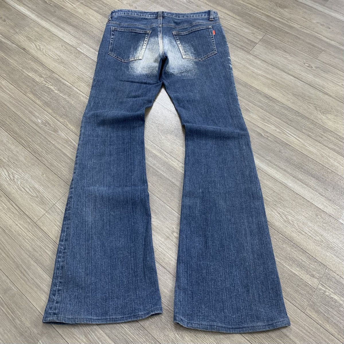 If Six Was Nine × Japanese Brand × Le Grande Bleu (L.G.B.) LGB Style💥Oo-La-La Sasson Bootcut Flared Nice Faded Jeans Size US 29 - 10 Thumbnail