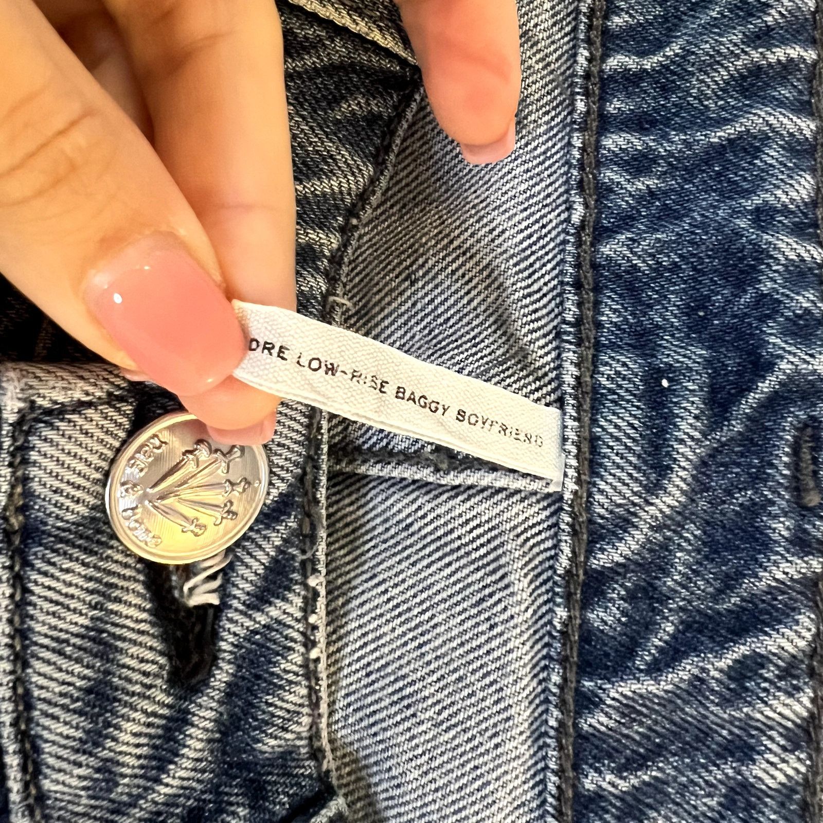Rag & Bone rag & bone Dre Low-Rise Baggy Boyfriend Jeans 28 Size 28" / US 6 / IT 42 - 7 Thumbnail