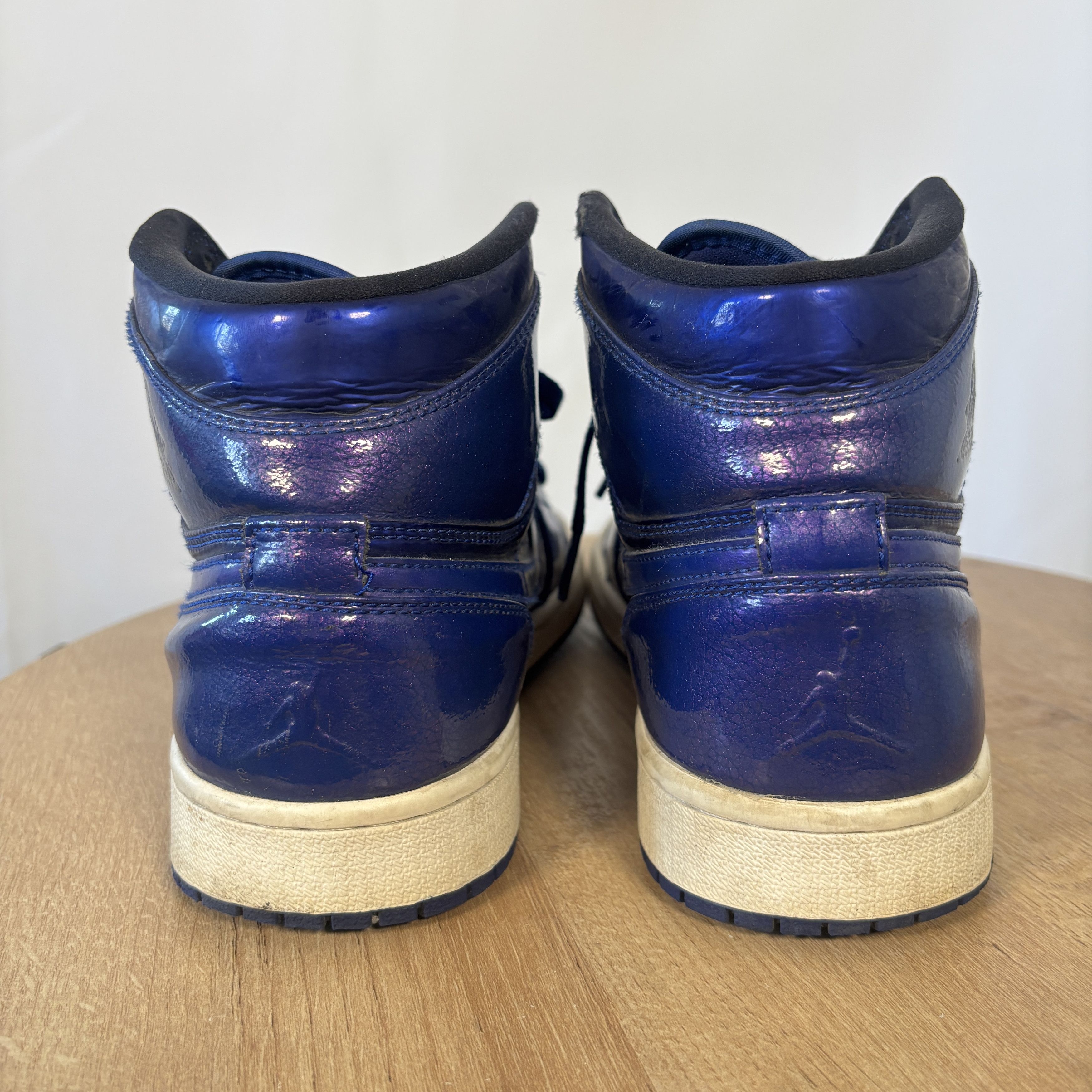Jordan Brand Nike Air Jordan 1 High Retro Deep Royal 2016 9.5M USED Size US 9.5 / EU 42-43 - 3 Thumbnail