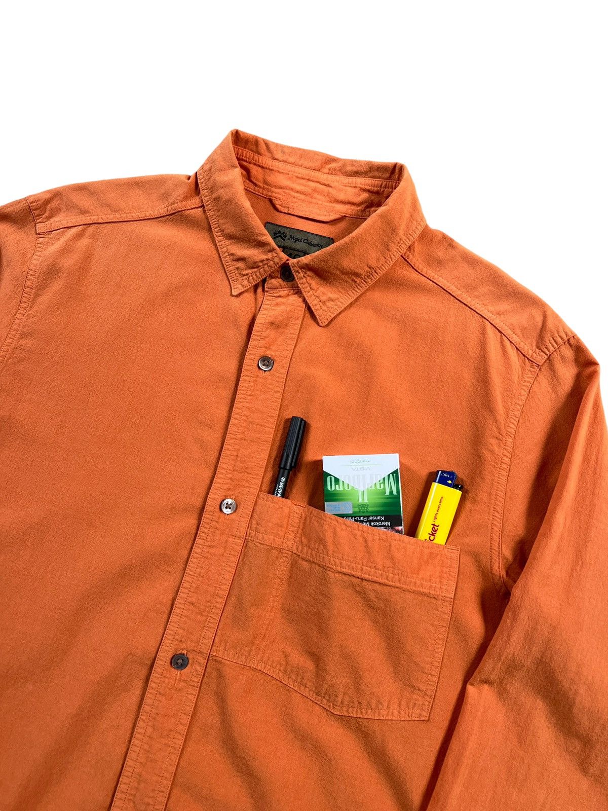 Nigel Cabourn Nigel Cabourn 🍊 Button Up Shirt Size US L / EU 52-54 / 3 - 4 Thumbnail