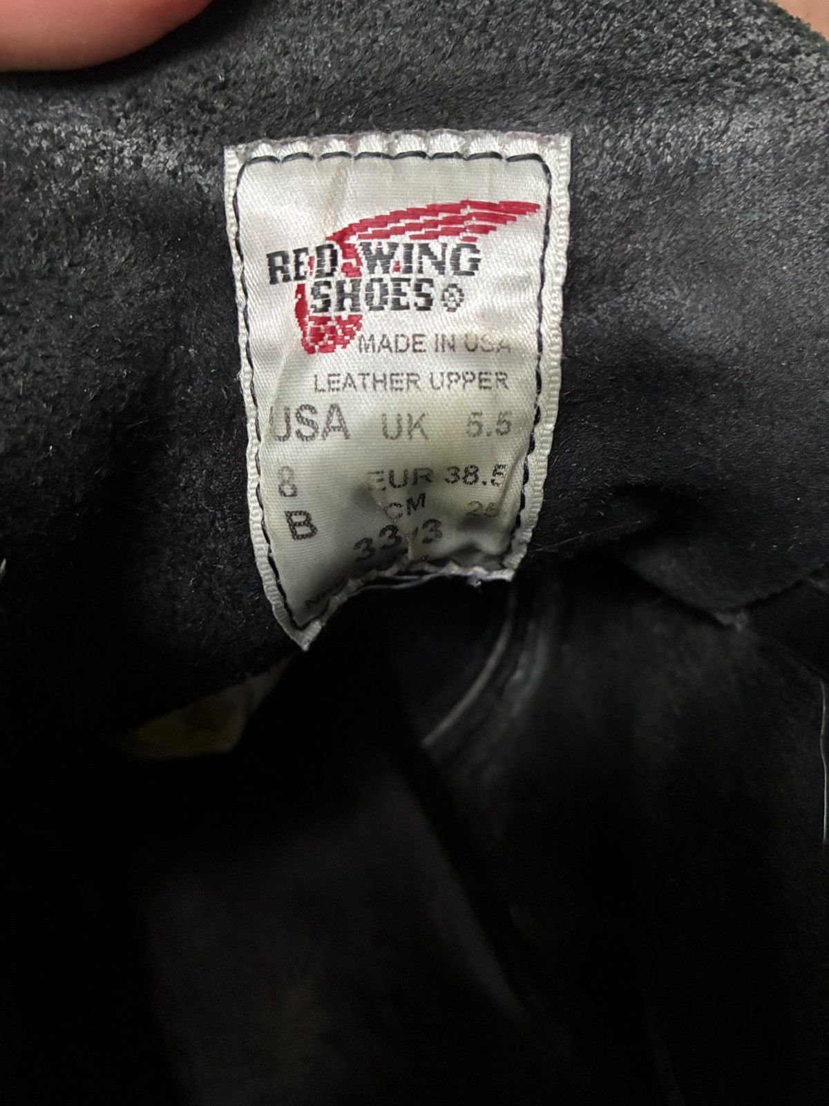 BLACK RED WING MOC TOES MADE IN USA 3373 the most