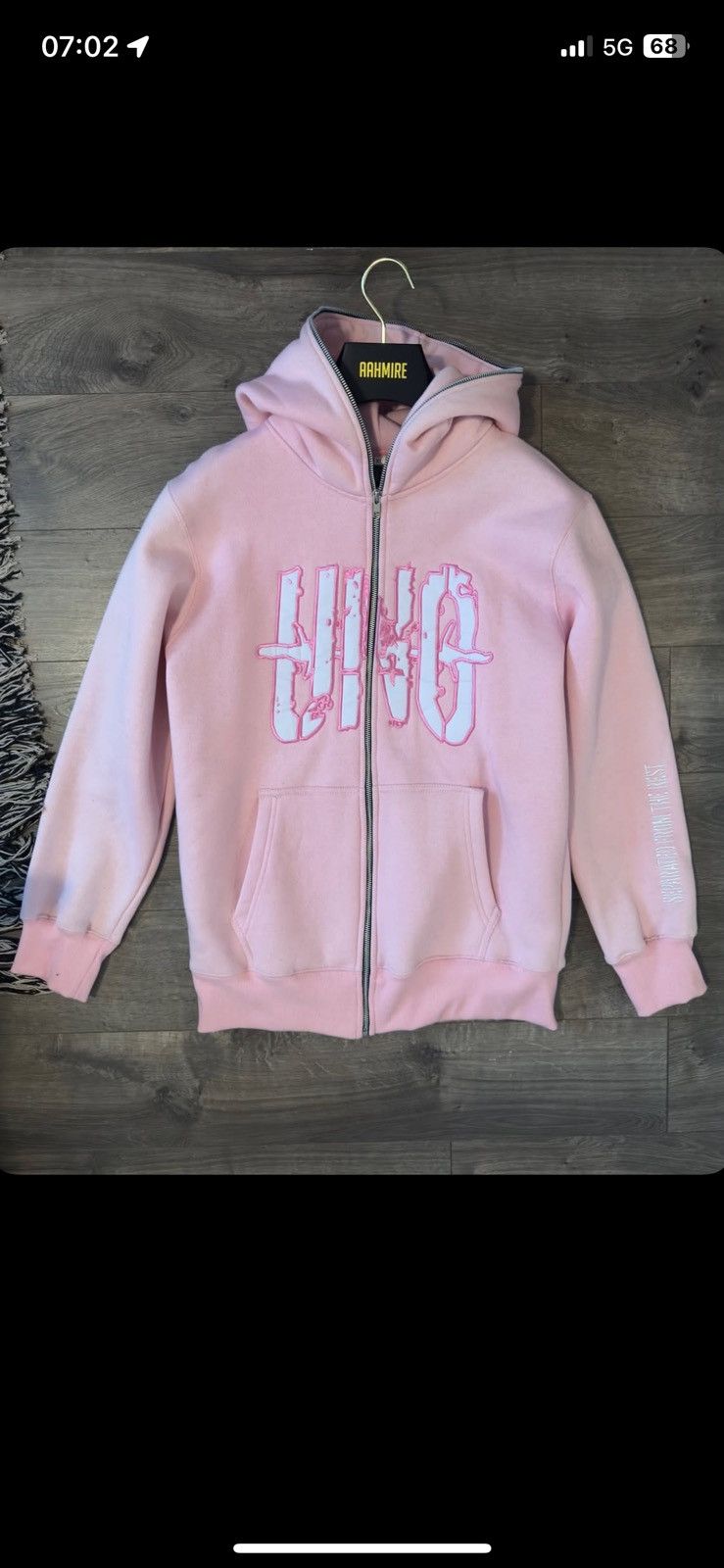 Other Uno Pink Zip Up Size US XL / EU 56 / 4 - 1 Thumbnail